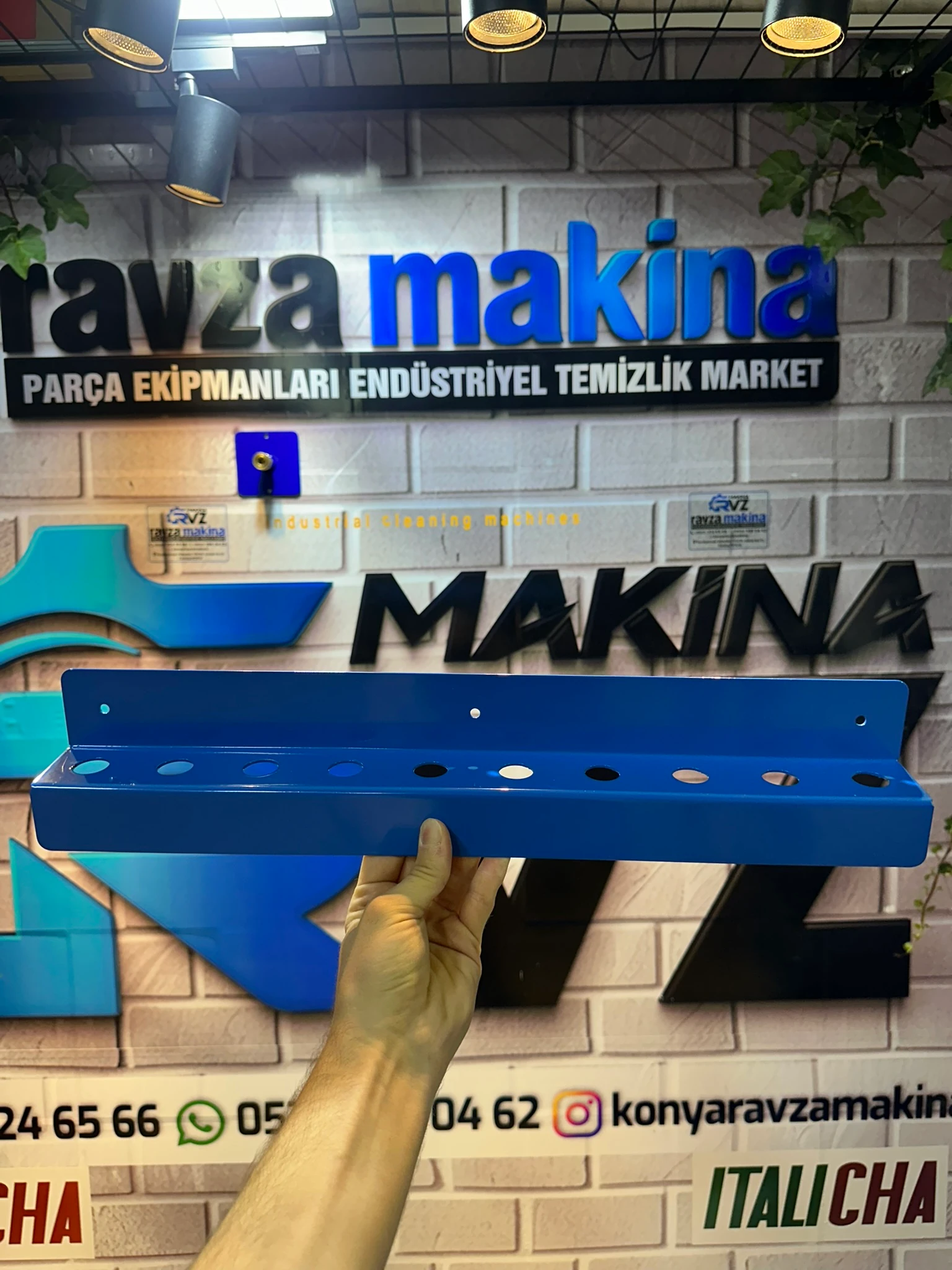 Rvz 3'lü Premium Askılık Set / Oto Detay Düzenleyici - Mavi Renk