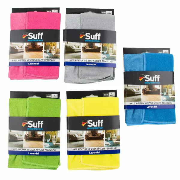 Suff Cloth Suff Lavanta Mikrofiber Kuaför Bezi Bez Zor Kirler 40x40 0335