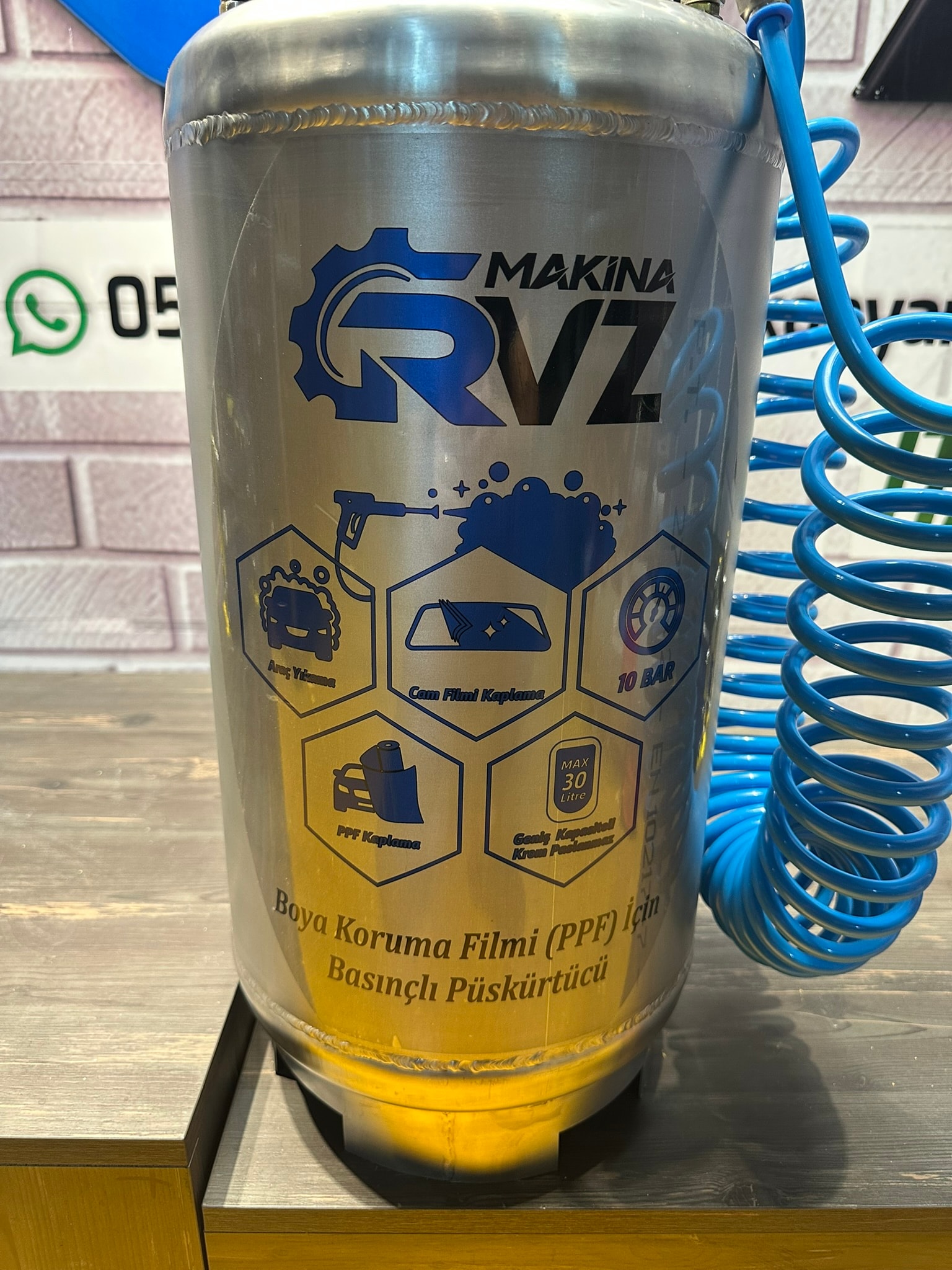 Rvz Krom Basınçlı Püskürtücü 30 LT.