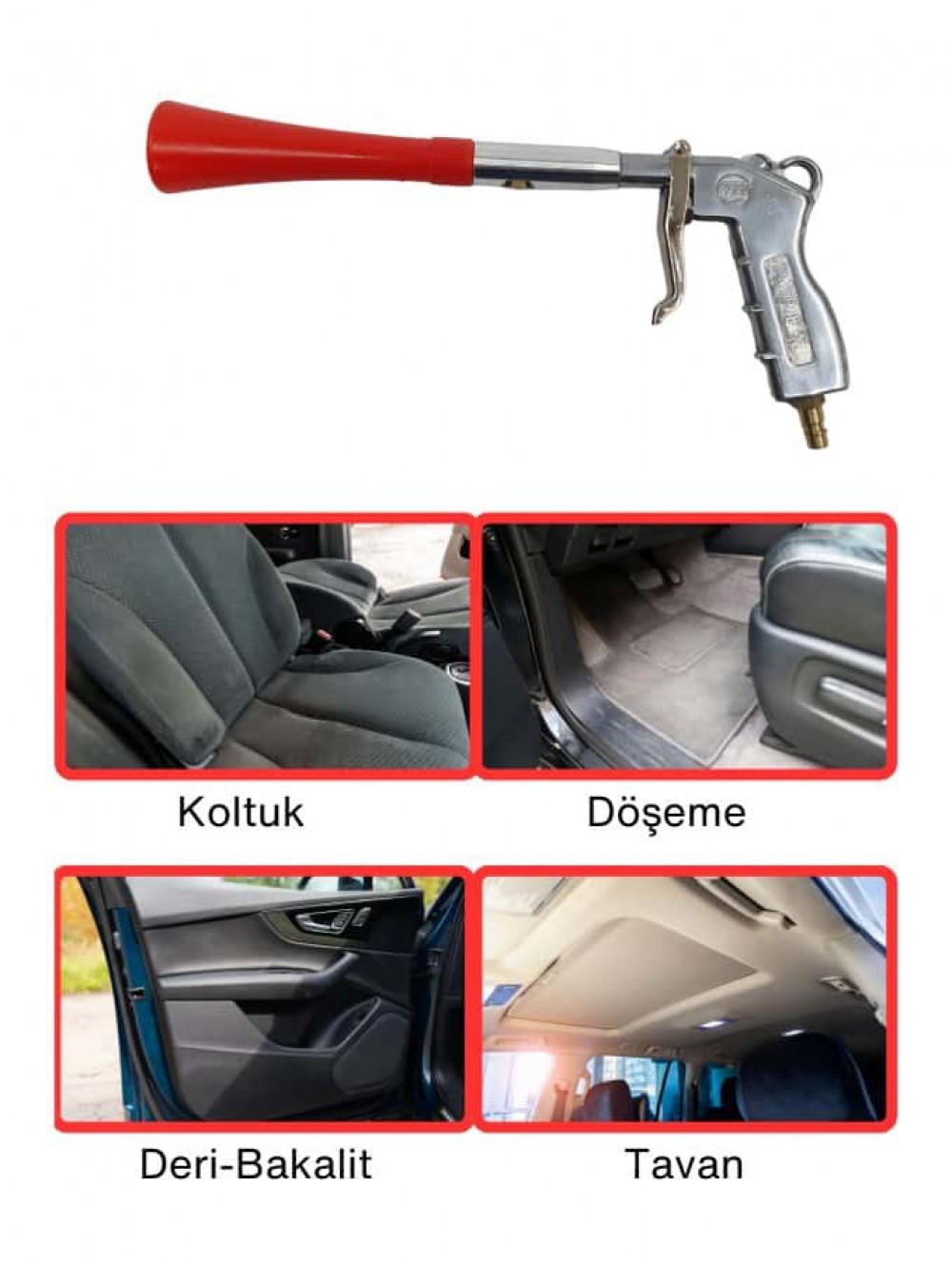 Apex Bilyeli Kuru Detay Temizlik Tabancası