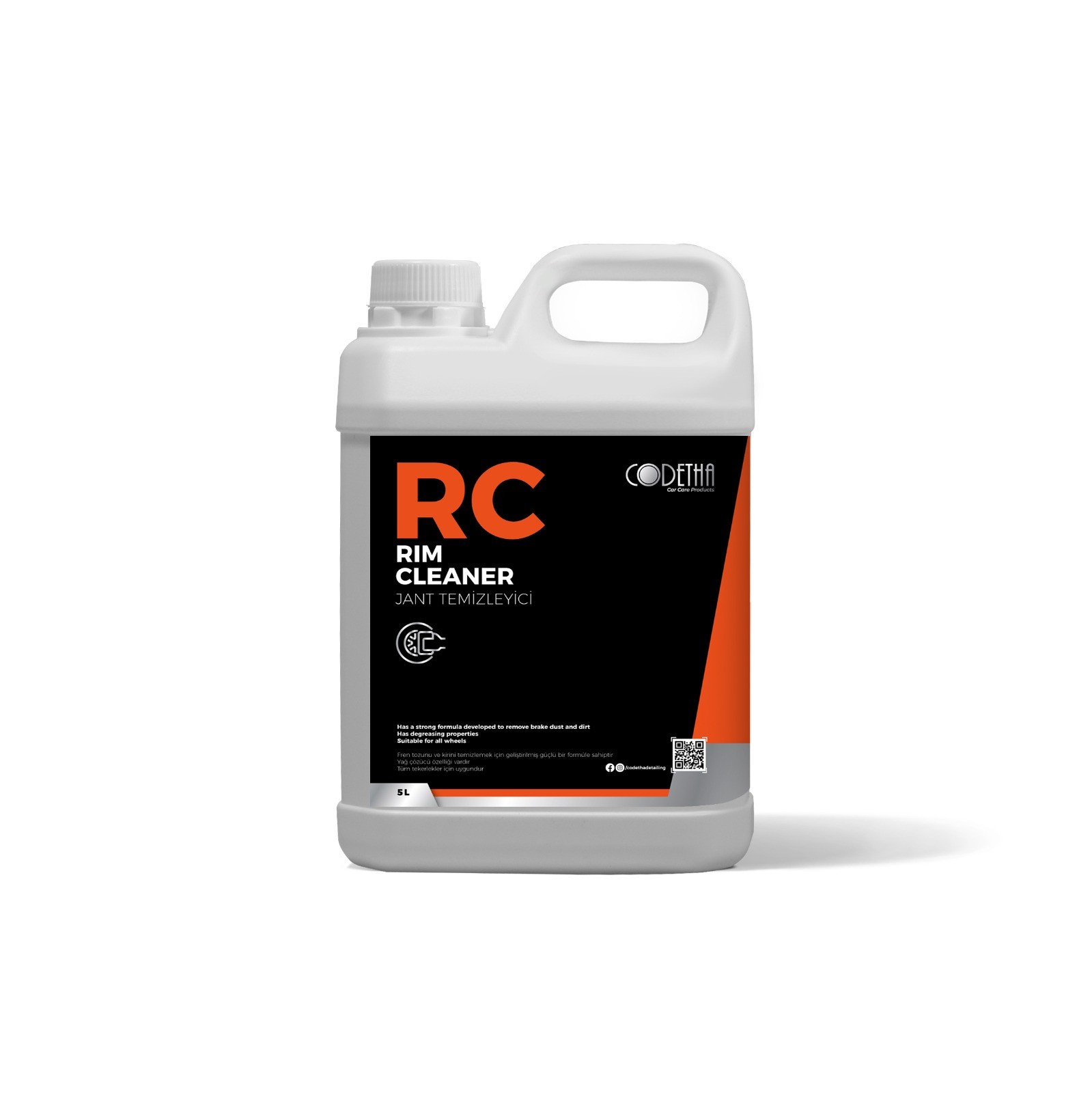 Codetha RC Rim Cleaner (Jant Temizleyici 1/25 Konsantre) 5 Lt.