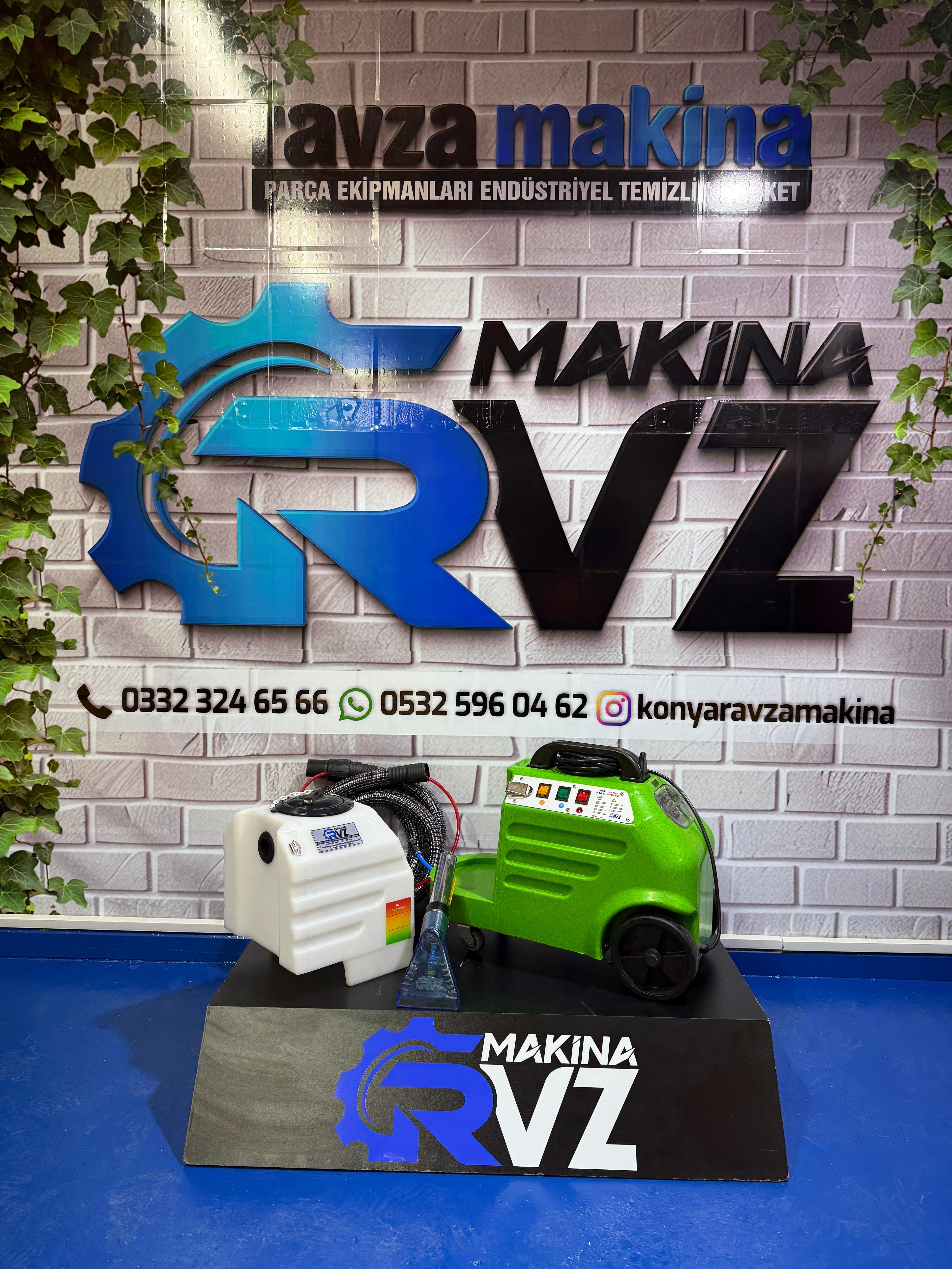 Rvz Tek Motorlu Koltuk ve Halı Yıkama Makinesi