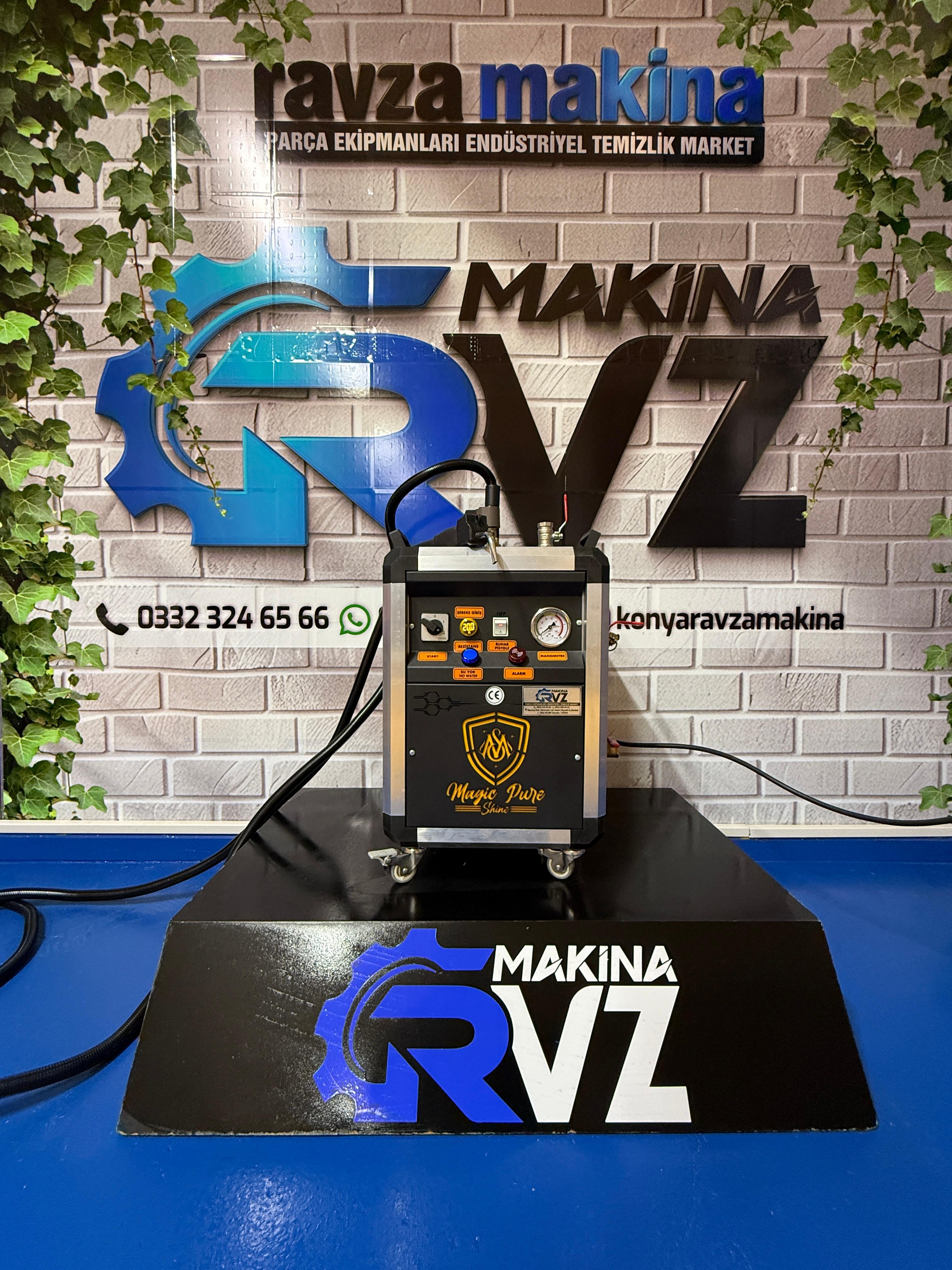 Rvz 10 Lt Kapasiteli Yeni Nesil Profesyonel Buhar Makinesi