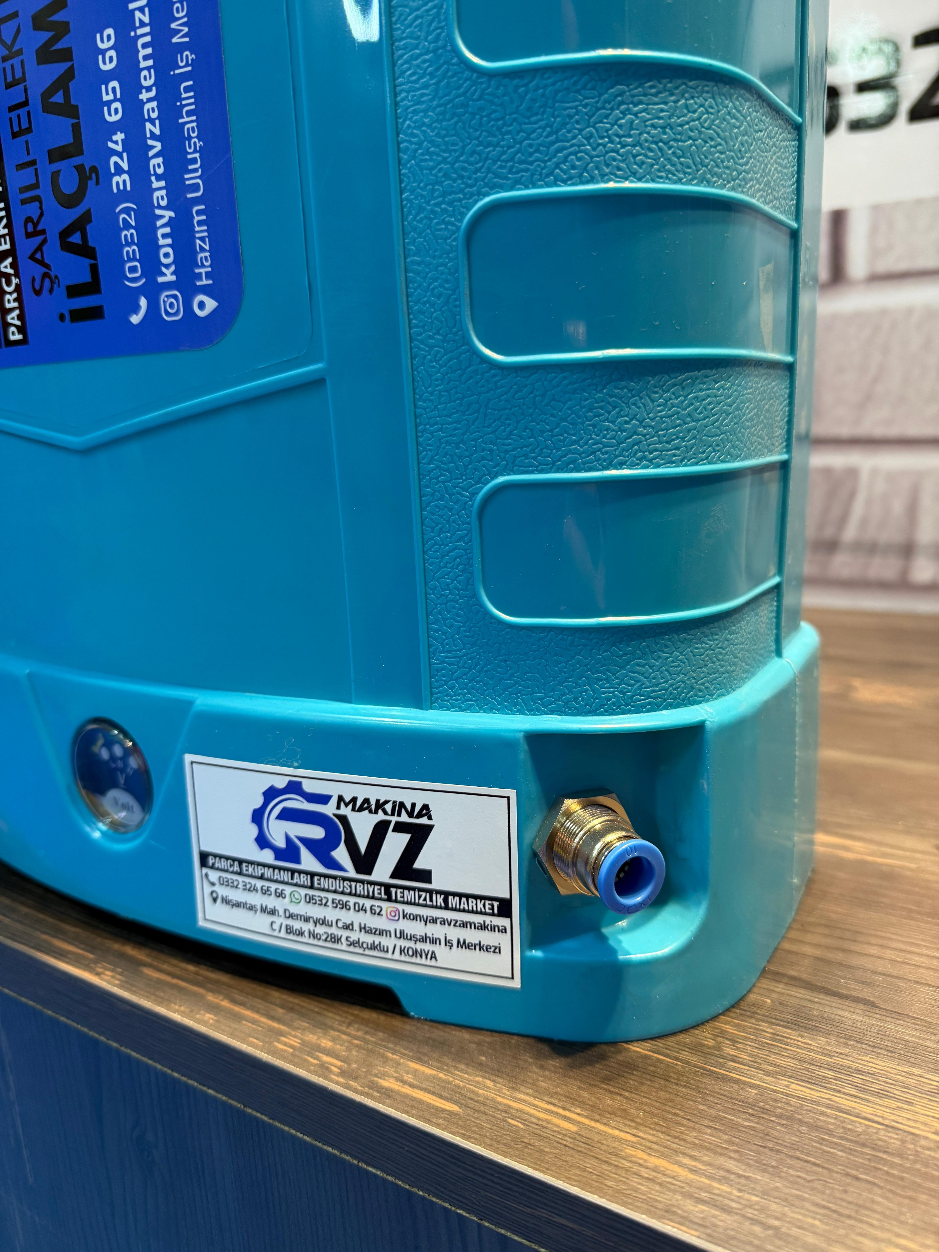 Rvz 16 Lt Elektrikli İlaçlama Pompası + Hortum & Tetik Set Halinde