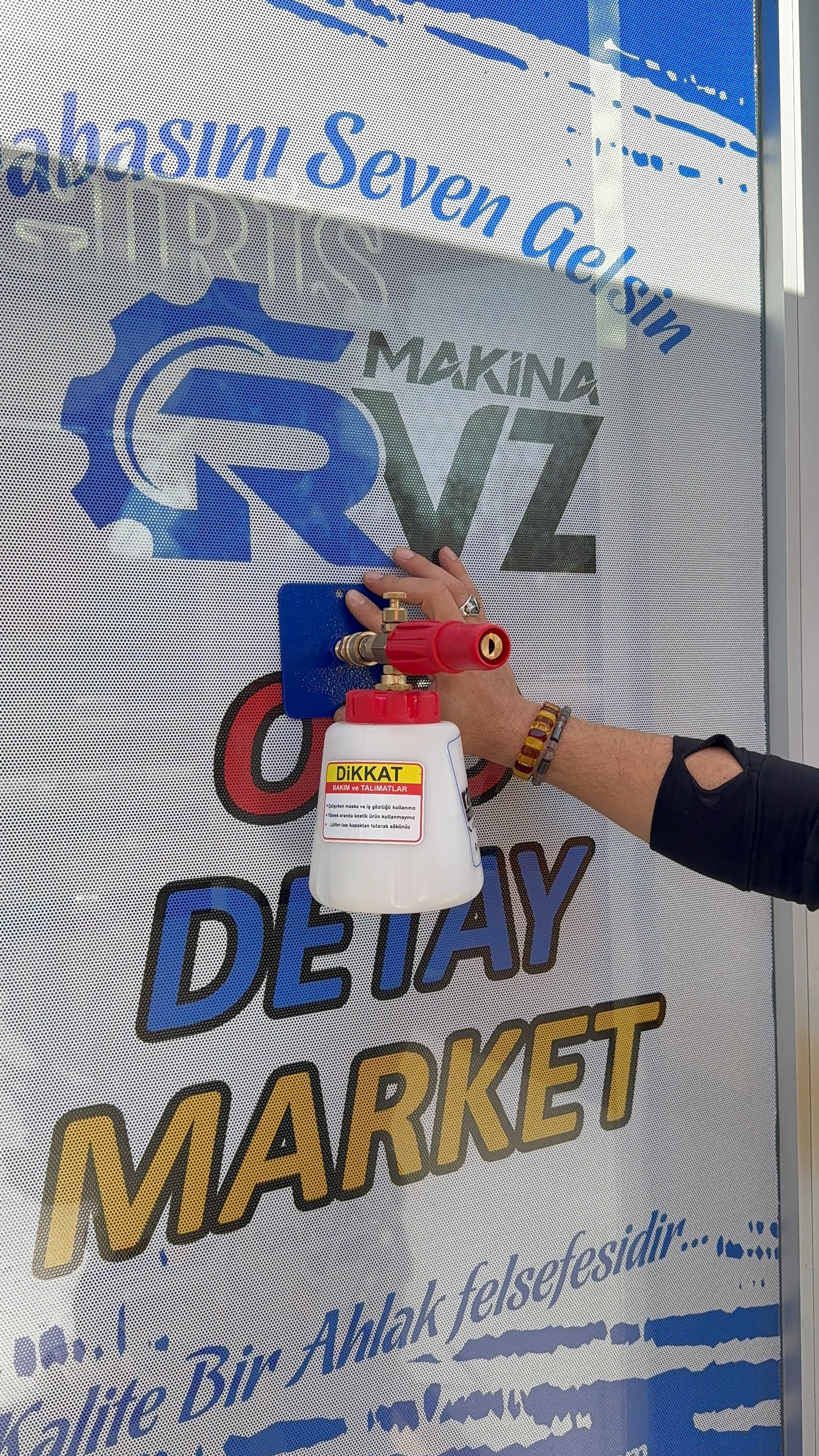 Rvz Jet Foam Asma Aparatı Jaklı / Oto Detay Düzenleyici