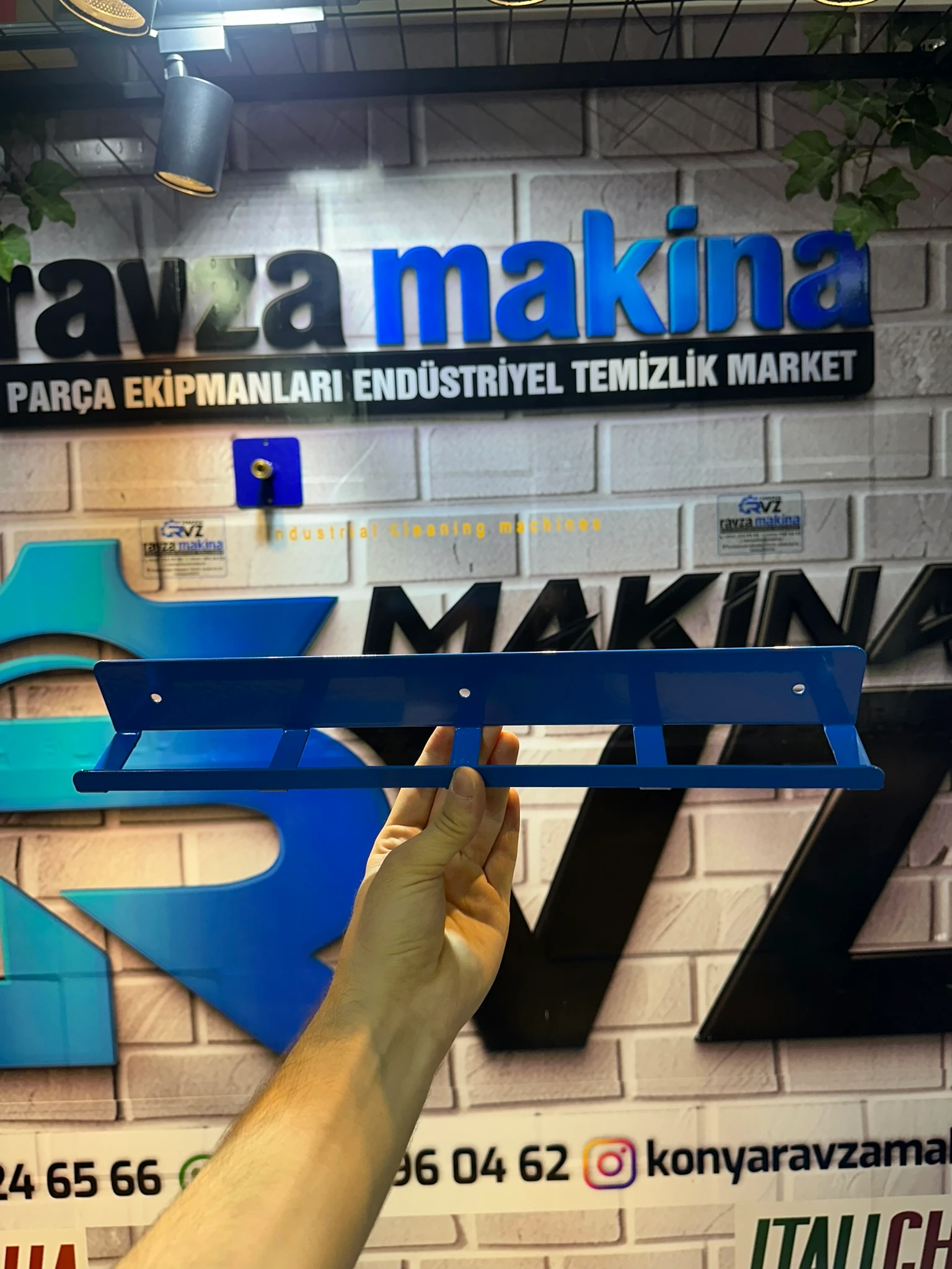 Rvz 3'lü Premium Askılık Set / Oto Detay Düzenleyici - Mavi Renk