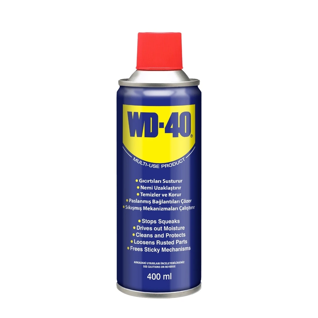 WD-40 Genel Amaçlı Yağlama ve Pas Sökücü Sprey 400 ML.