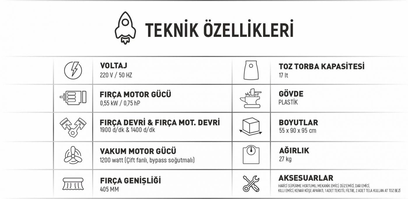 Safran Cami Süpürgesi MR 400