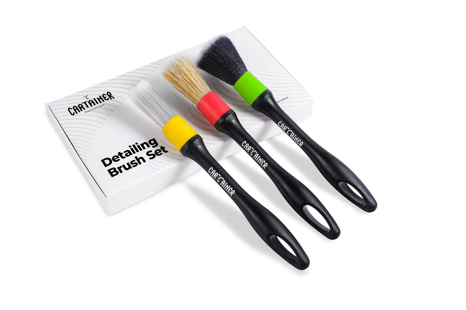 Cartaıner Detailing Brush 3'lü Detay Fırça Seti