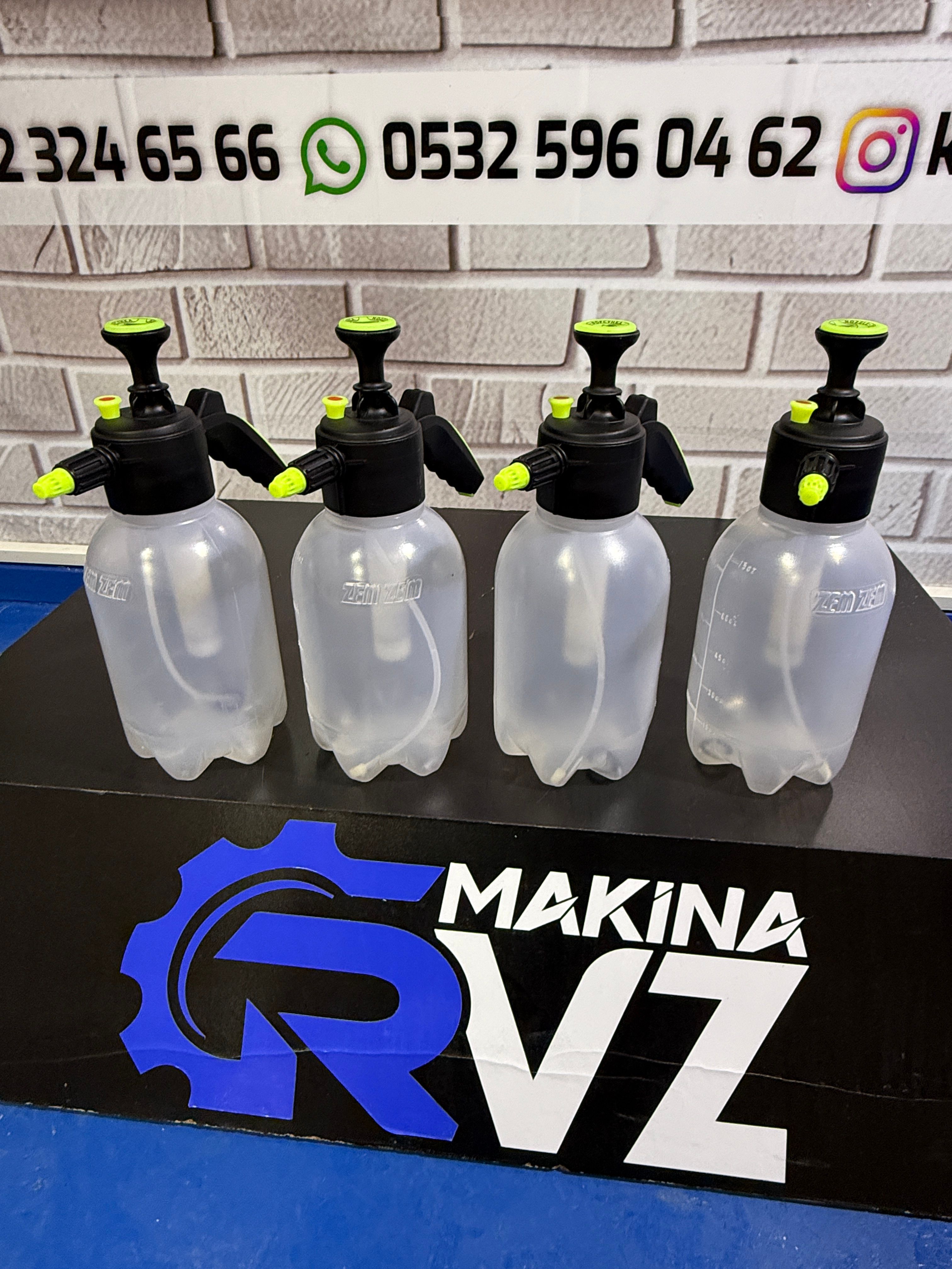 Rvz Basınçlı Şeffaf Pompa 2 LT. - 4 Adet