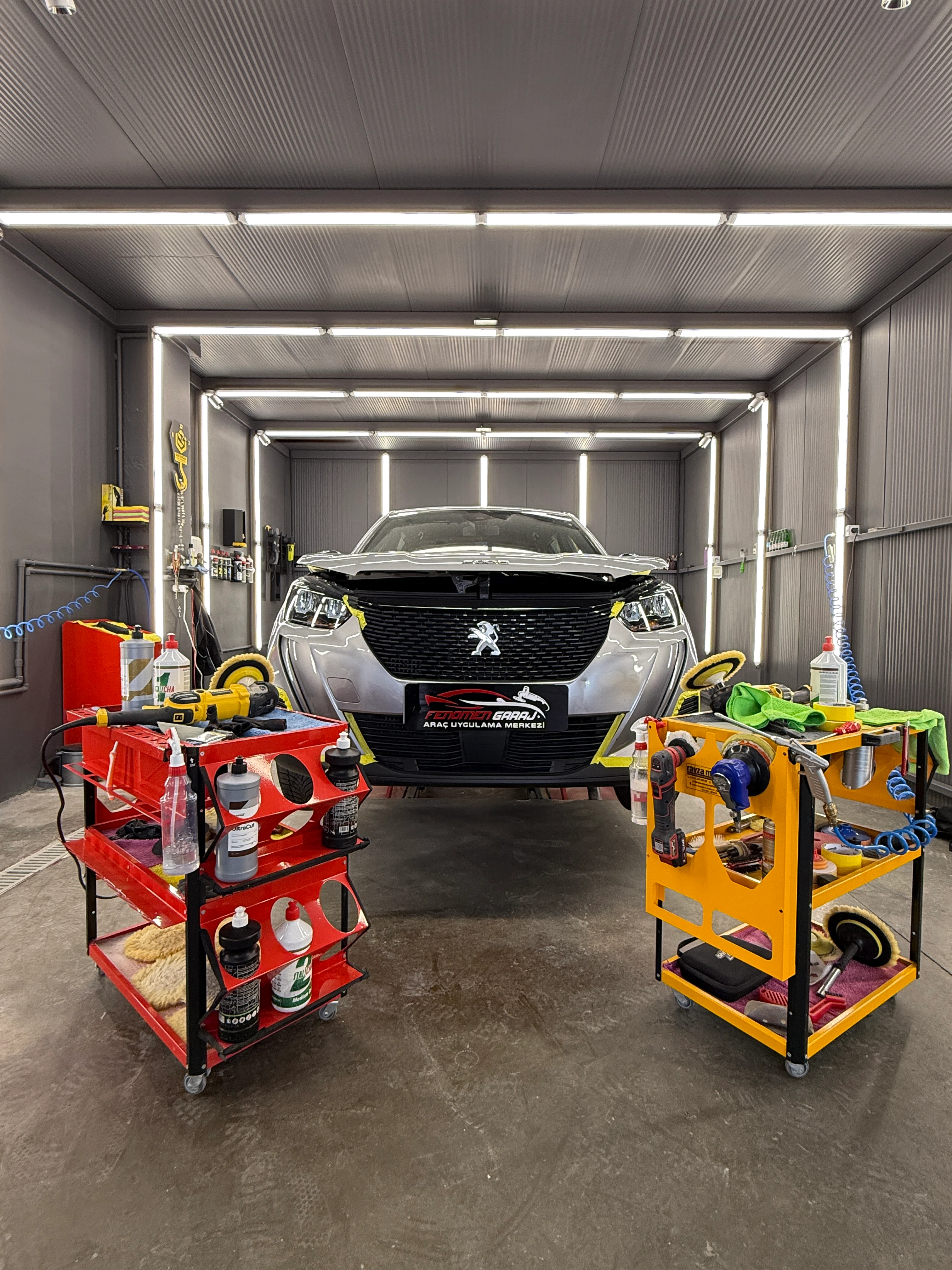 Rvz Oto Detay Takım Arabası / 12 Parça - Mavi Renk