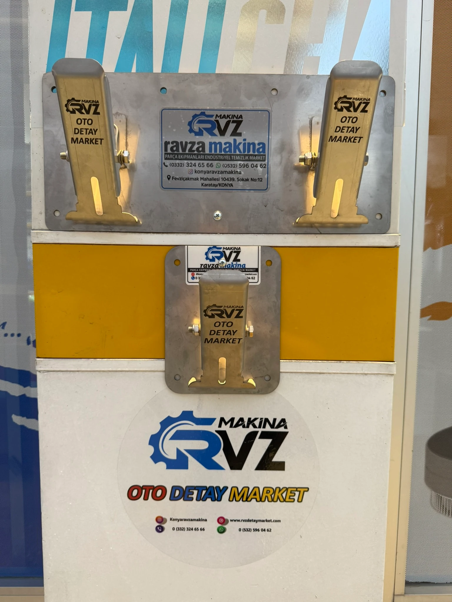 Rvz Krom Paslanmaz Çiftli Oto Paspas Tutacağı - 1 Adet