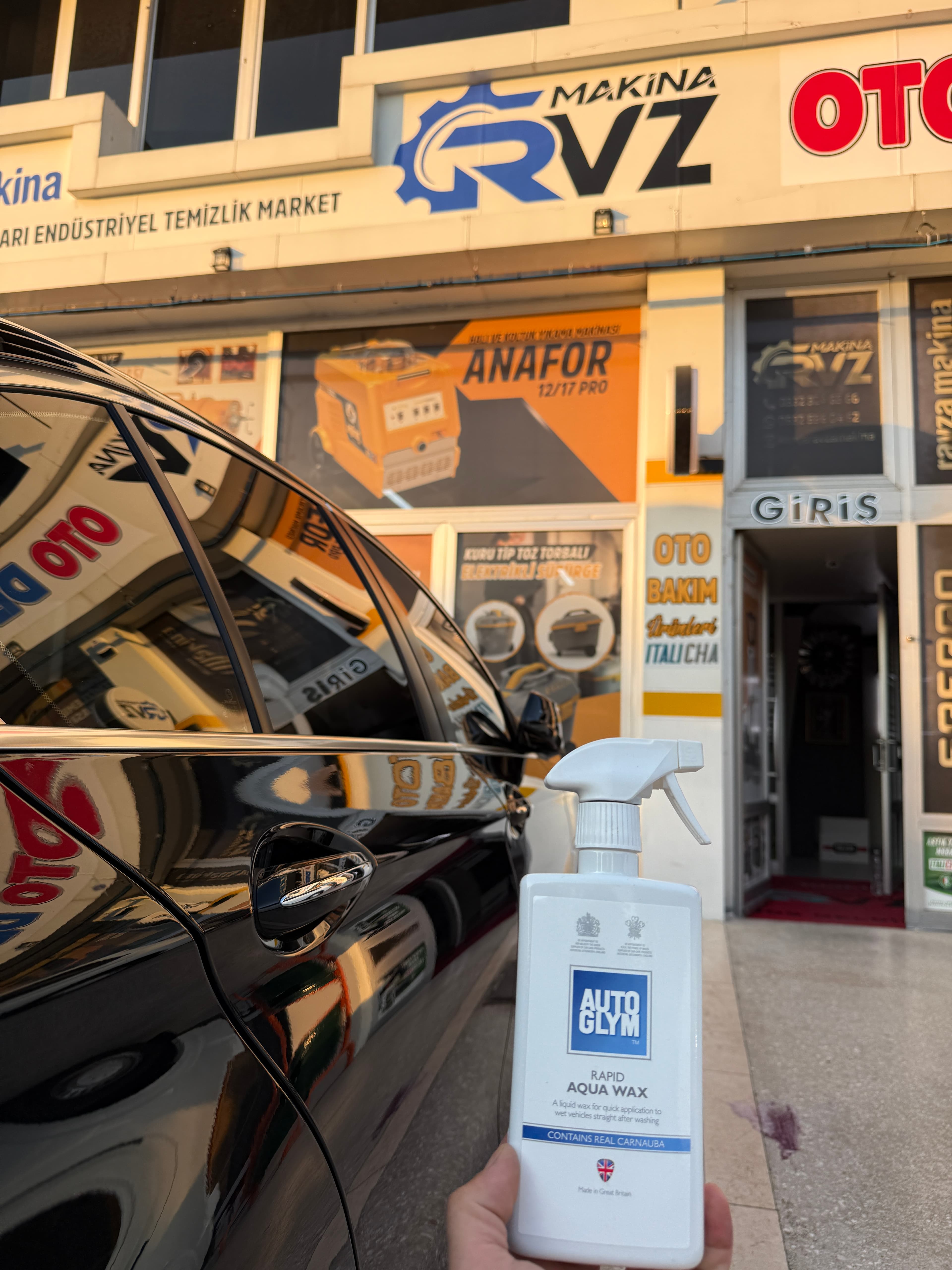 RAPID AQUA WAX - Yıkama Sonrası Islak Hızlı Wax Cila 500 ML.
