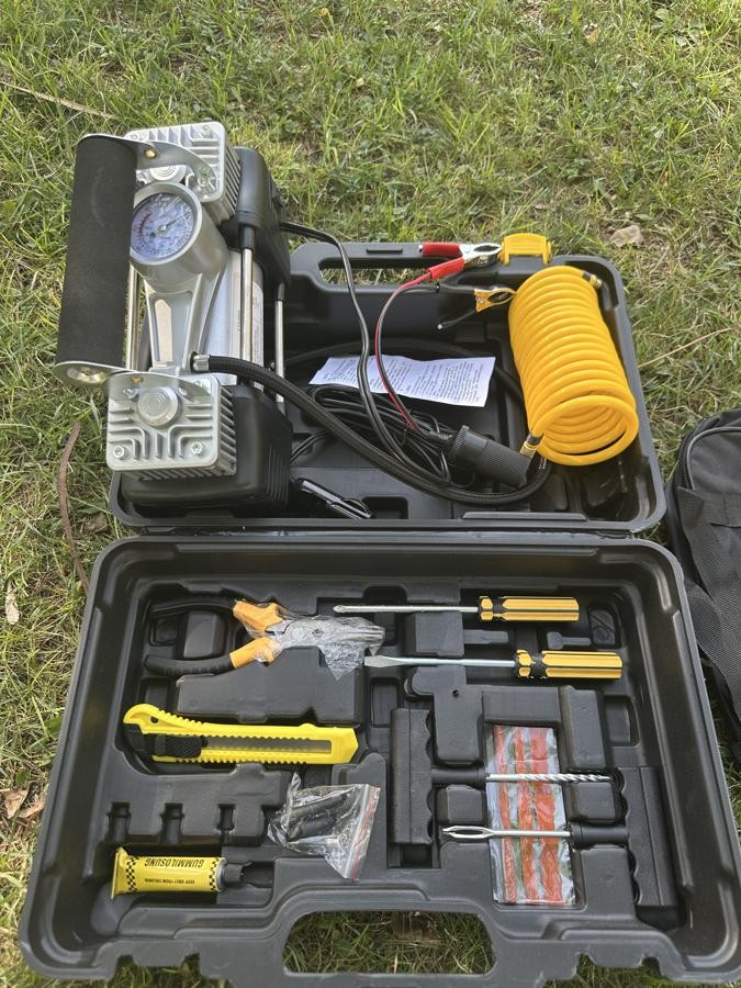 Rvz Çelik Gövde Çift Pistonlu 150 Psi Araç Araba Lastik Bot Şişirme Pompası