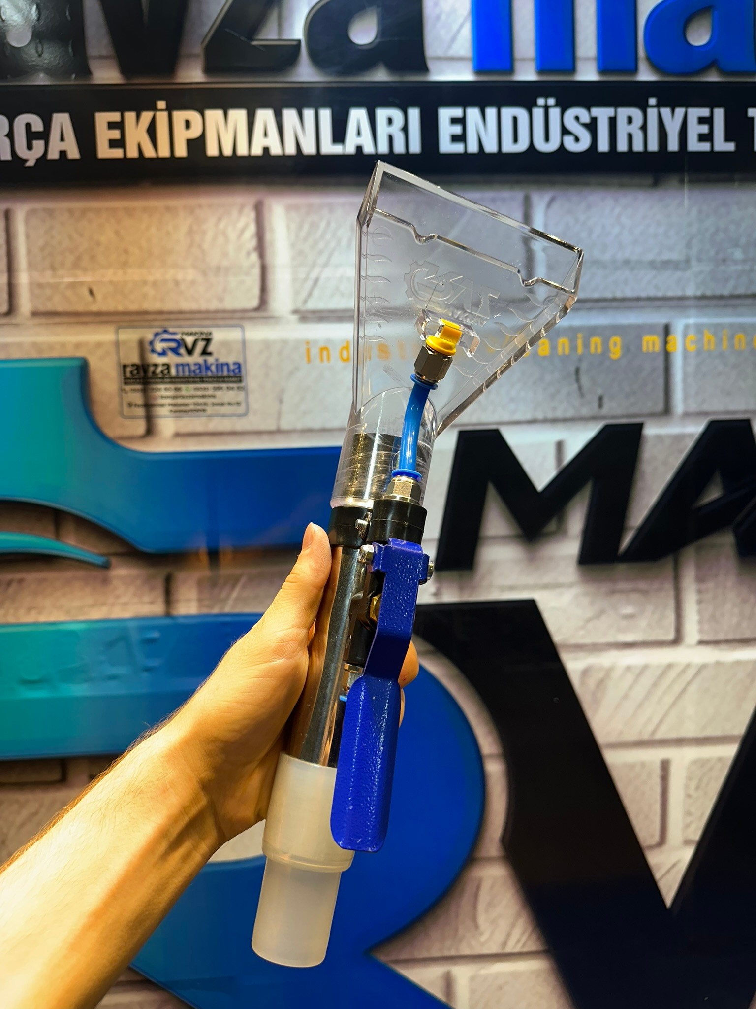 Rvz Karcher Puzzi 8/1 - 10/1 Uyumlu Şeffaf Mika Koltuk Aparatı
