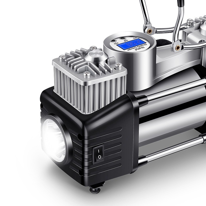 Rvz Çelik Gövde Çift Pistonlu 150 Psi Araç Araba Lastik Bot Şişirme Pompası