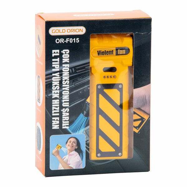 Gold Orion Fan Fonksiyonlu 4 Kademeli Şarjlı 