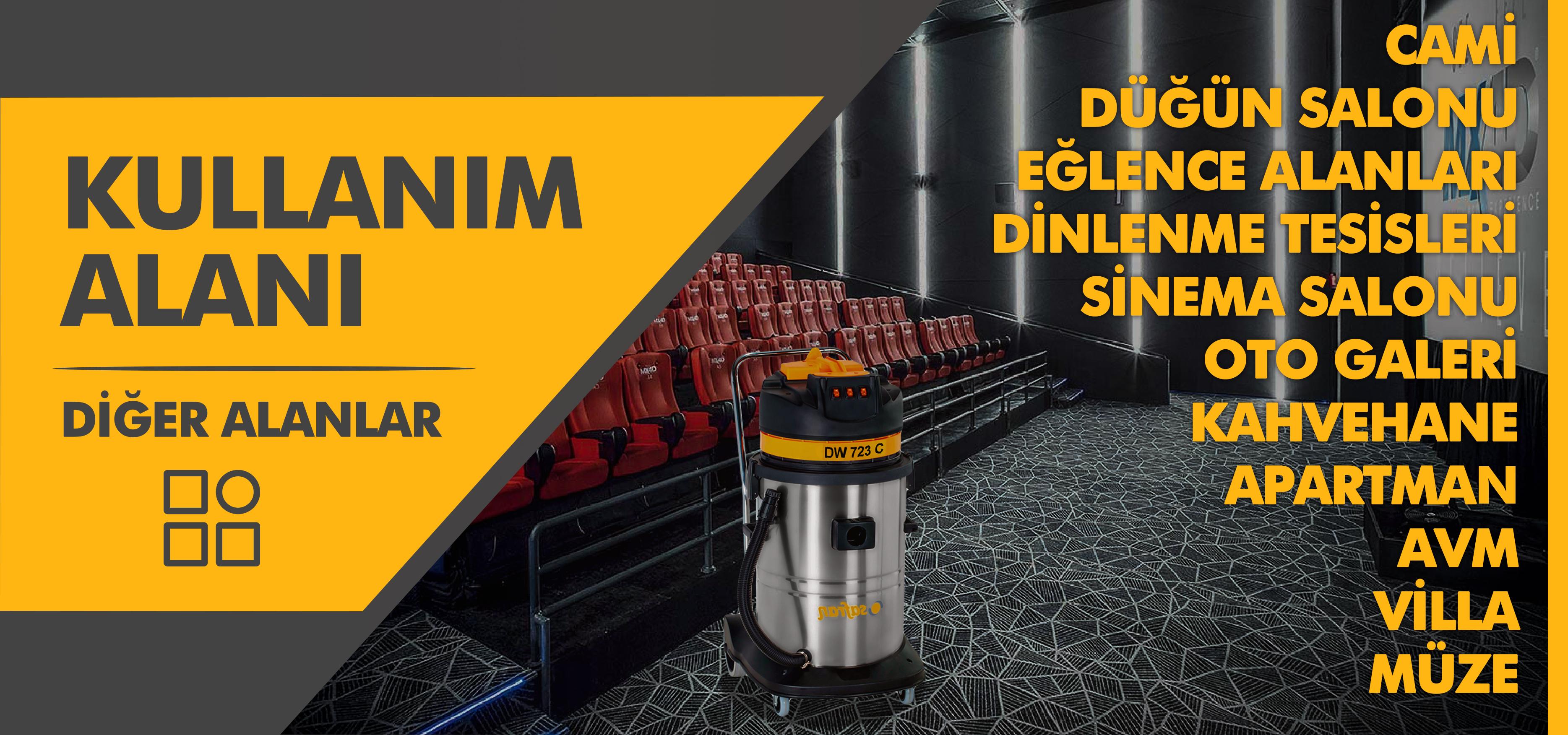 Safran Sanayi Tipi Tek Motorlu Süpürge Makinası DWC 221 - Full Aparatlı