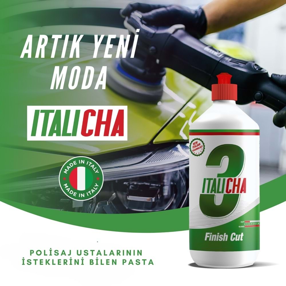 ITALICHA 3 FINISH CUT İNCE PASTA - Profesyonel İnce Kesim Pasta 1 LT.