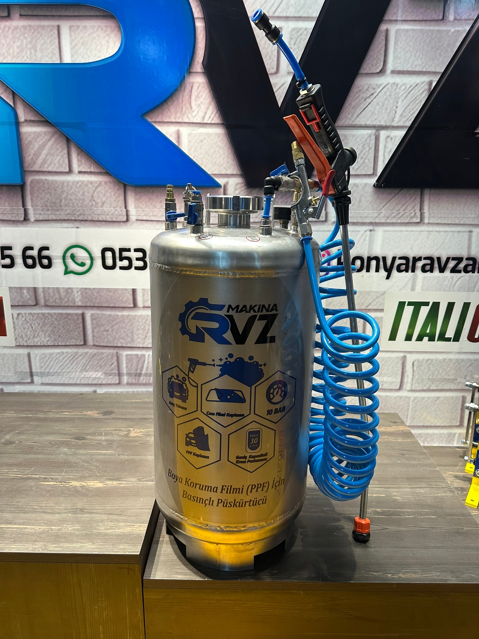 Rvz Krom Basınçlı Püskürtücü 30 LT.