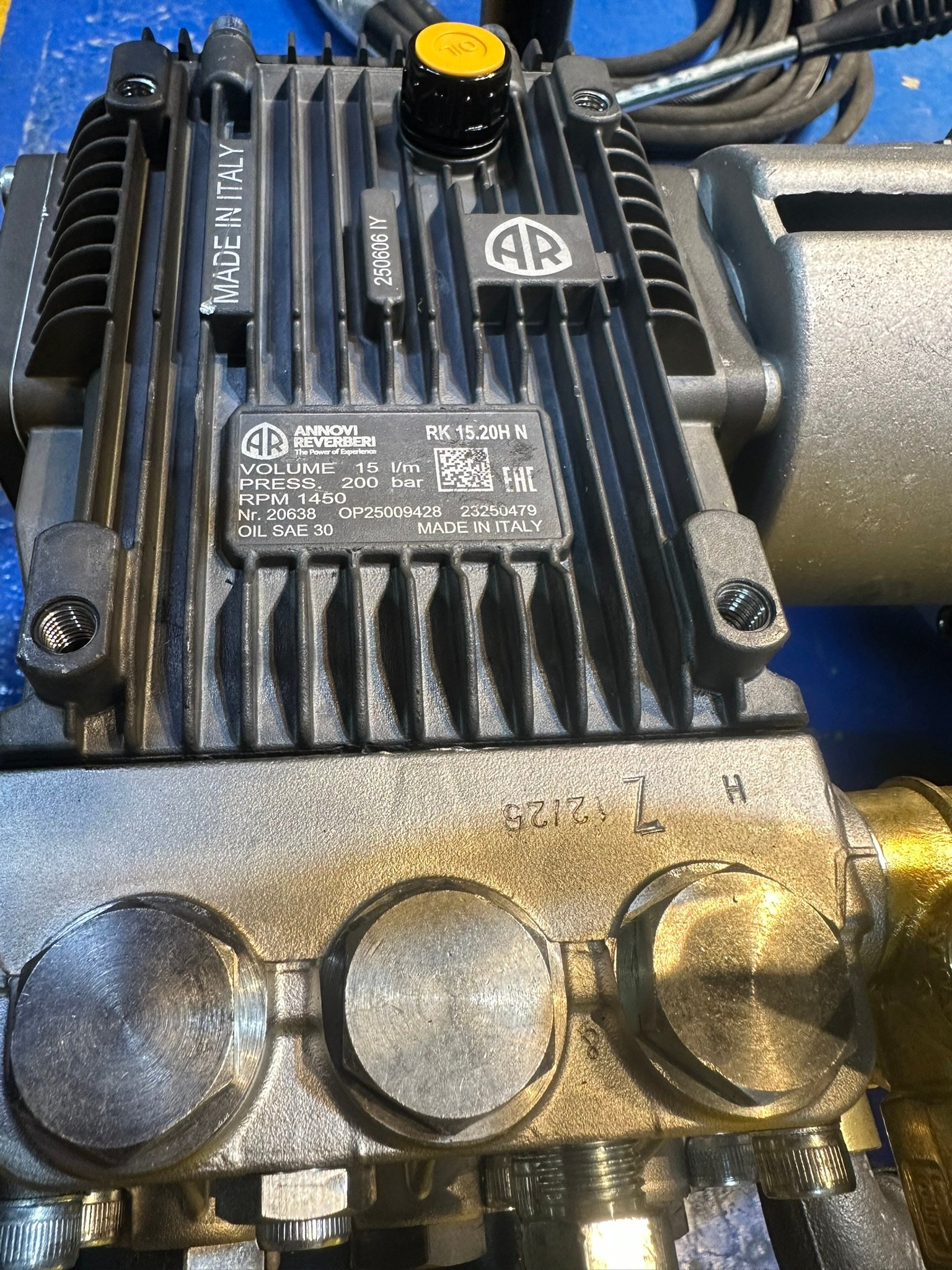 Rvz 200 Bar (380 V) Ar İtalyan Pompa Basınçlı Oto Yıkama Makinası