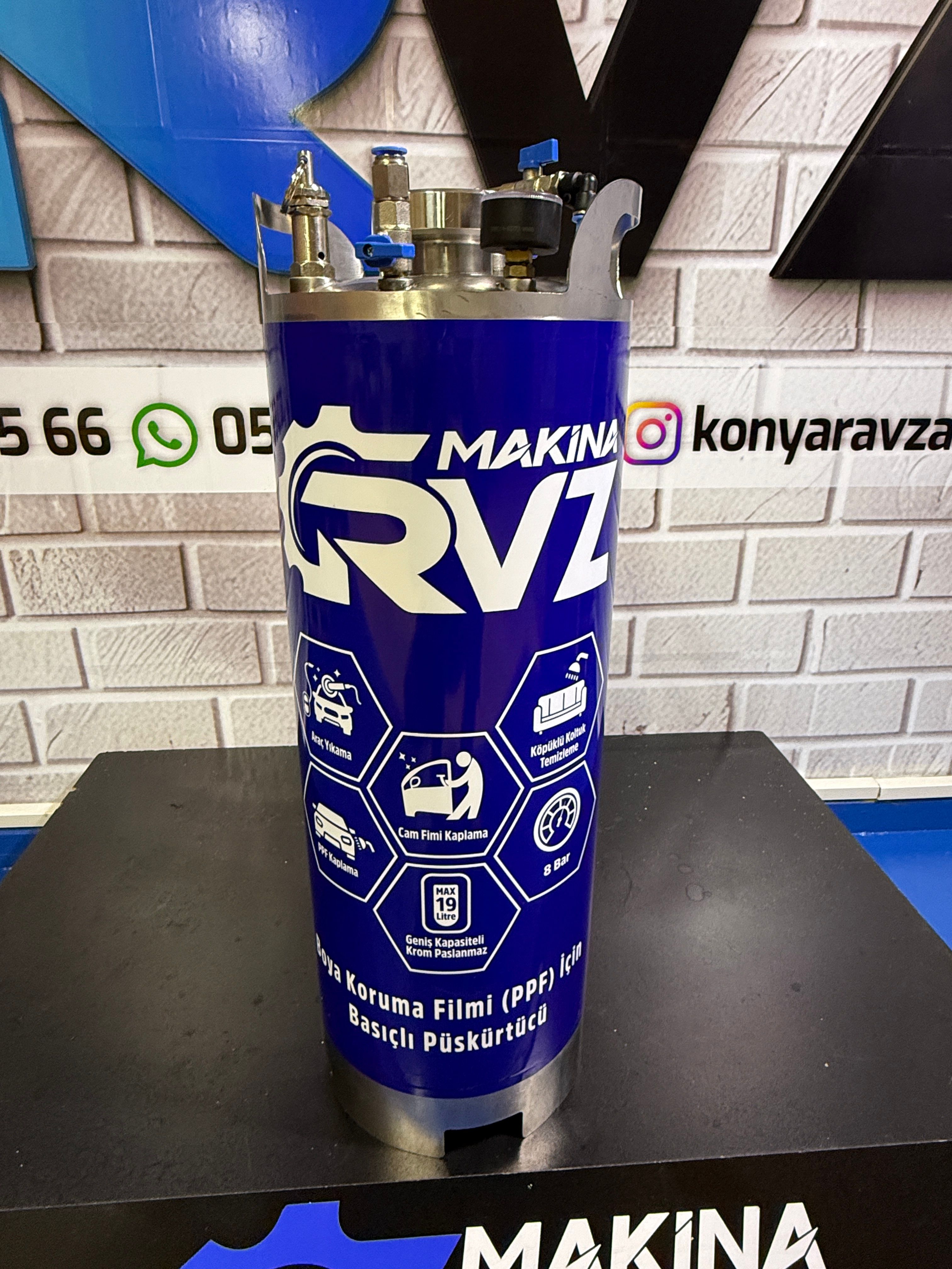 Rvz Krom Basınçlı Püskürtücü 19 Lt.