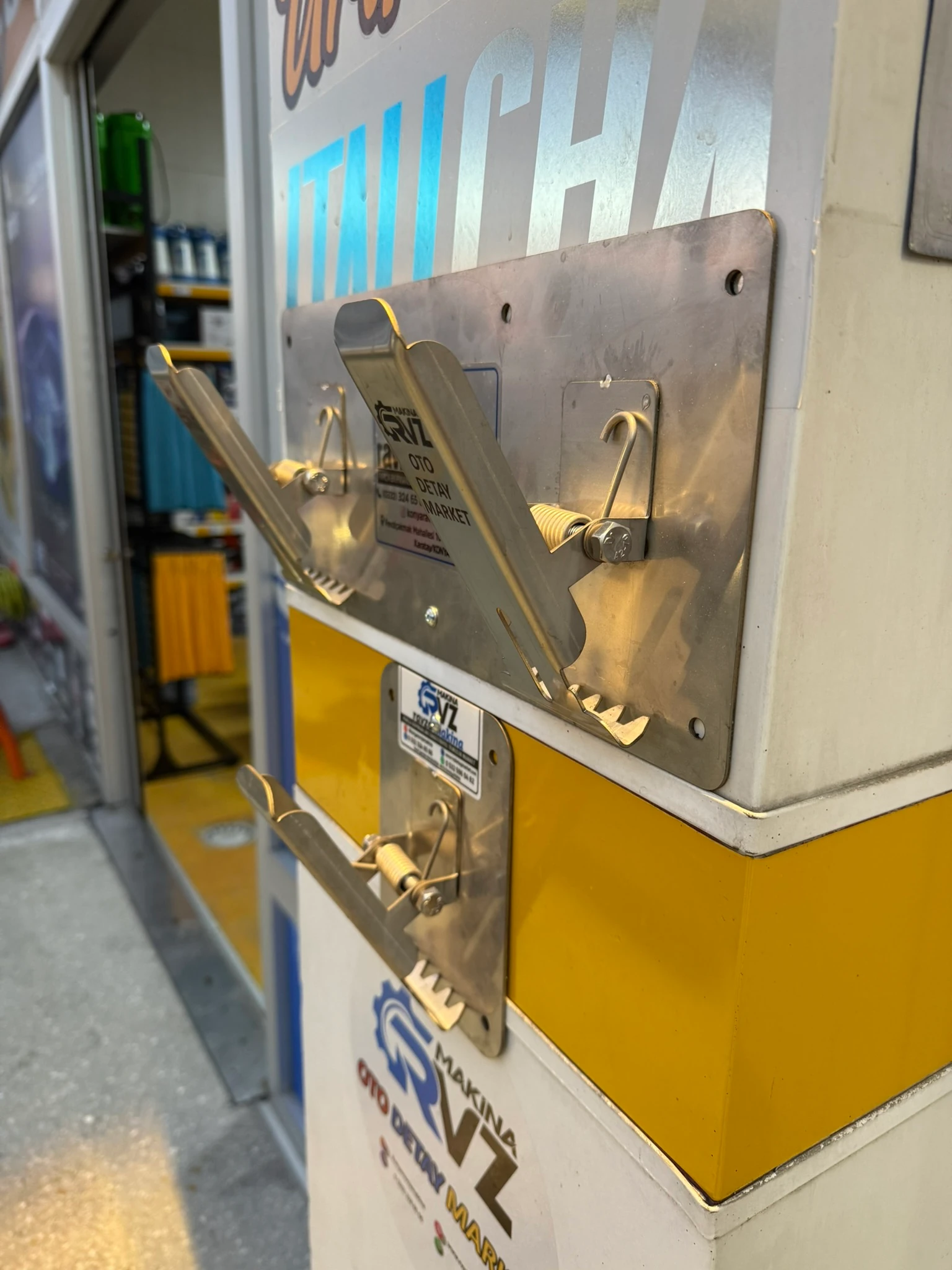 Rvz Krom Paslanmaz Çiftli Oto Paspas Tutacağı - 1 Adet