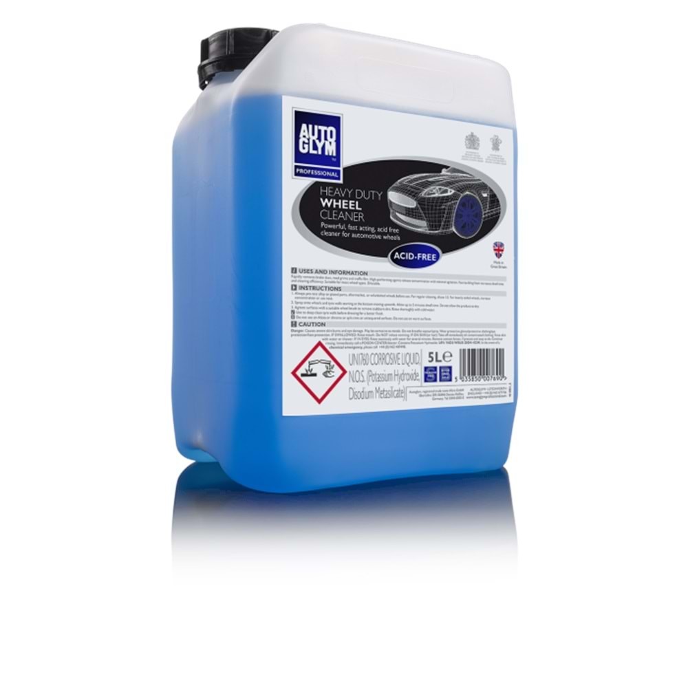 HEAVY DUTY WHEEL CLEANER - Asit İçermeyen Güçlü Jant Temizleyici 5 LT.