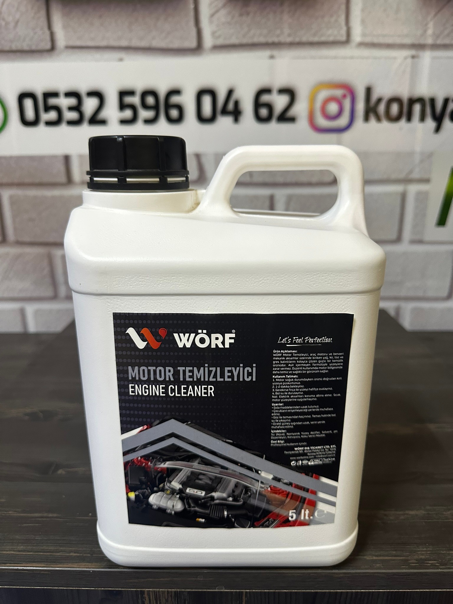 Wörf Motor Temizleyici 5 LT.