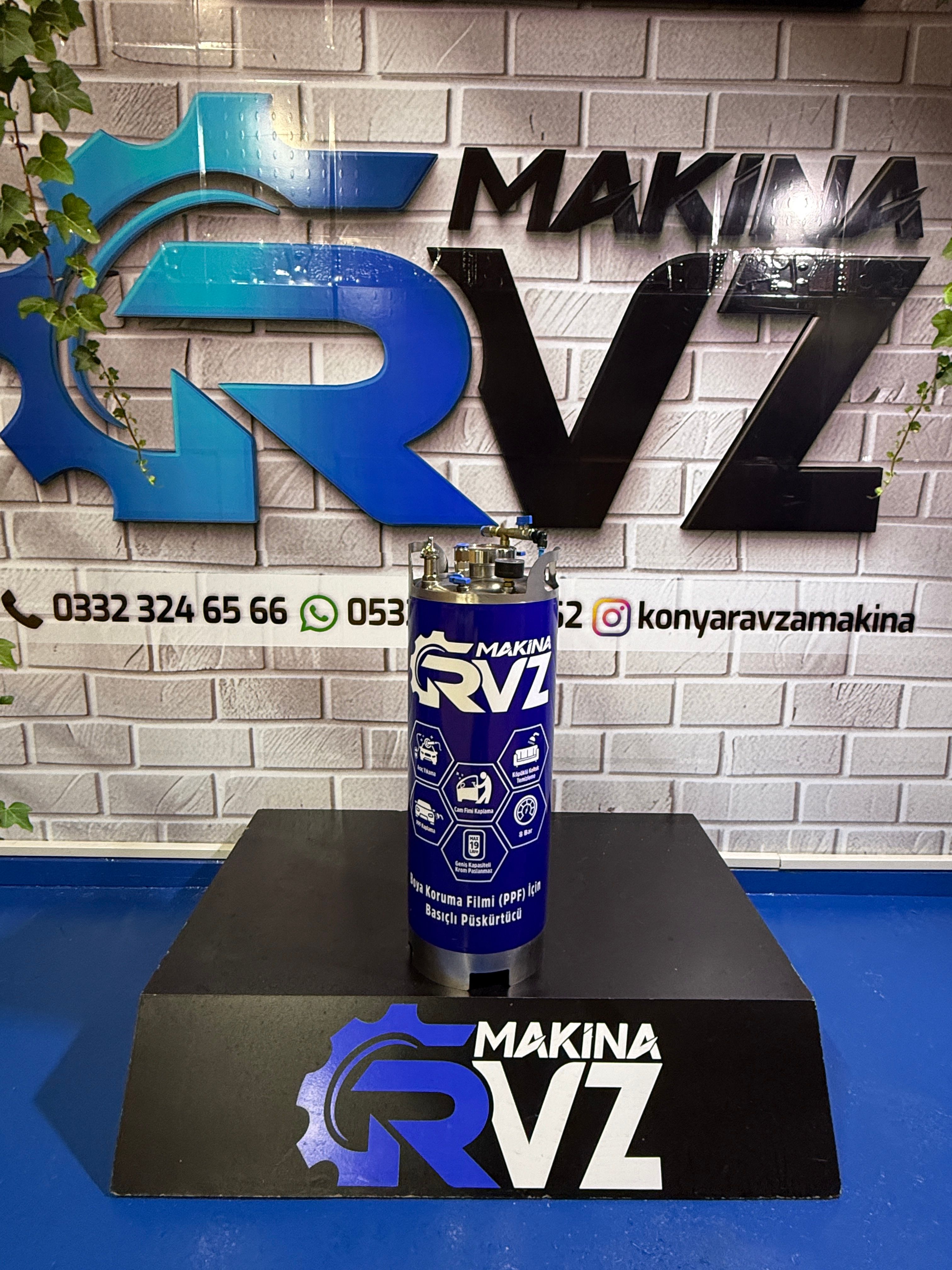 Rvz Krom Basınçlı Püskürtücü 19 Lt.