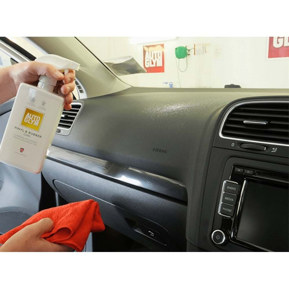 VINYL & RUBBER CARE - Vinil, Torpido, Plastik, Motor Bakım Sütü 500 ML.