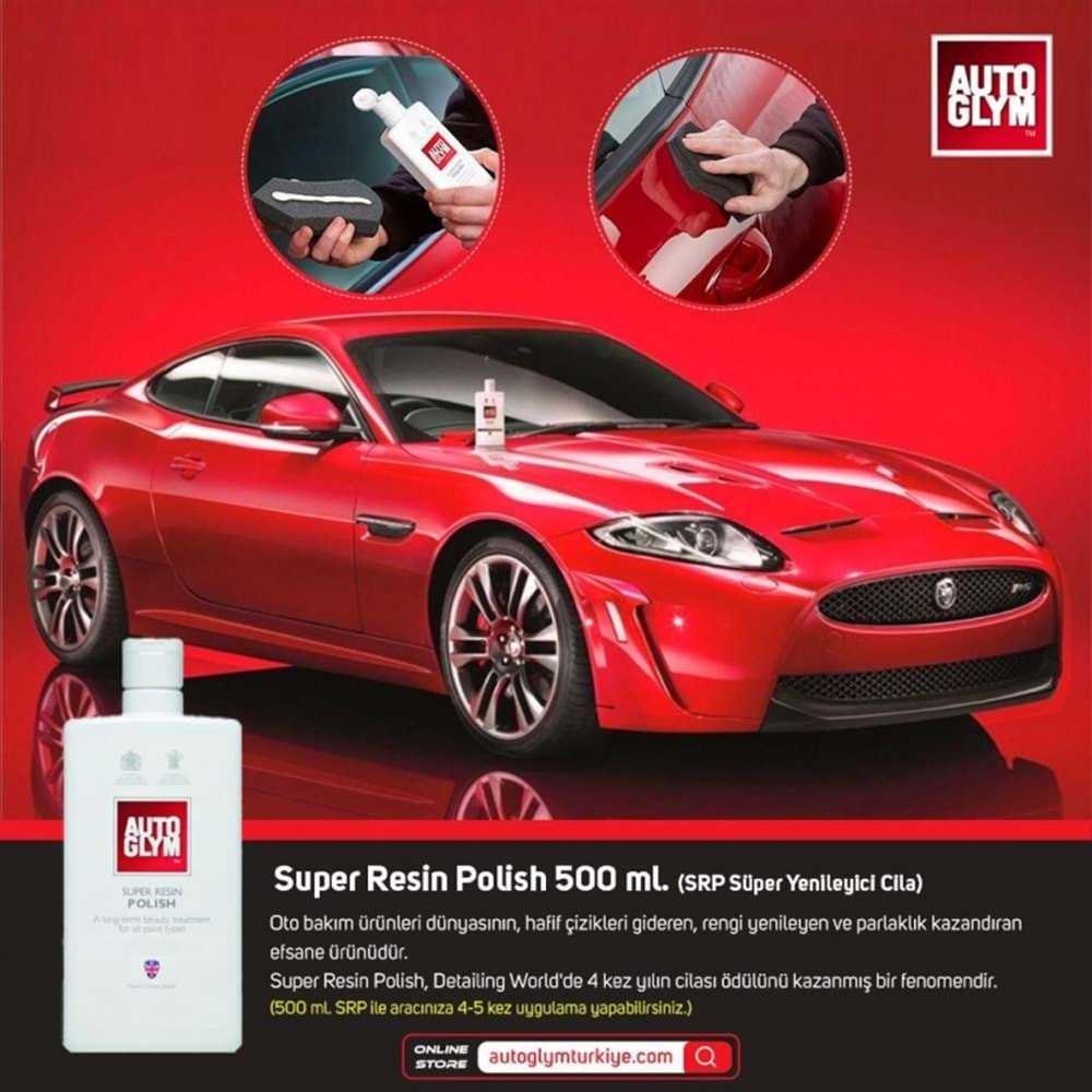 SUPER RESIN POLISH - Süper Yenileyici Cila (SRP) 500 ML.