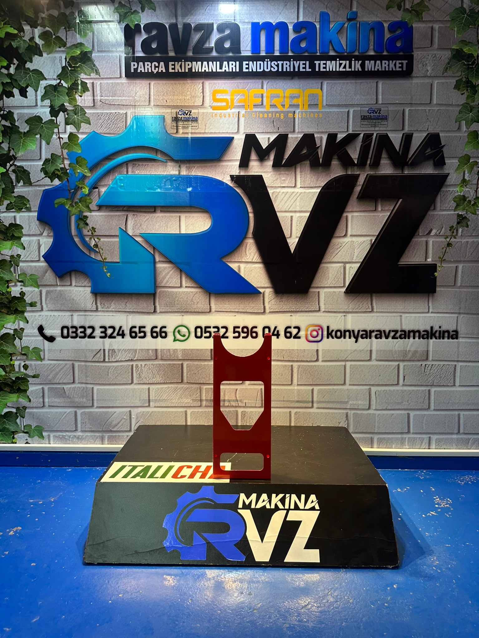 Rvz Polisaj Makinesi Standı / Oto Detay Metal Düzenleyici