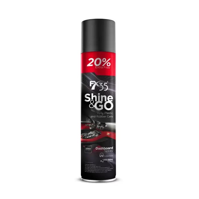 Shine & Go Antistatik Plastik Konsol Ve İç Plastik Parlatıcı Vanilya – Muz Kokulu – 750 ML.