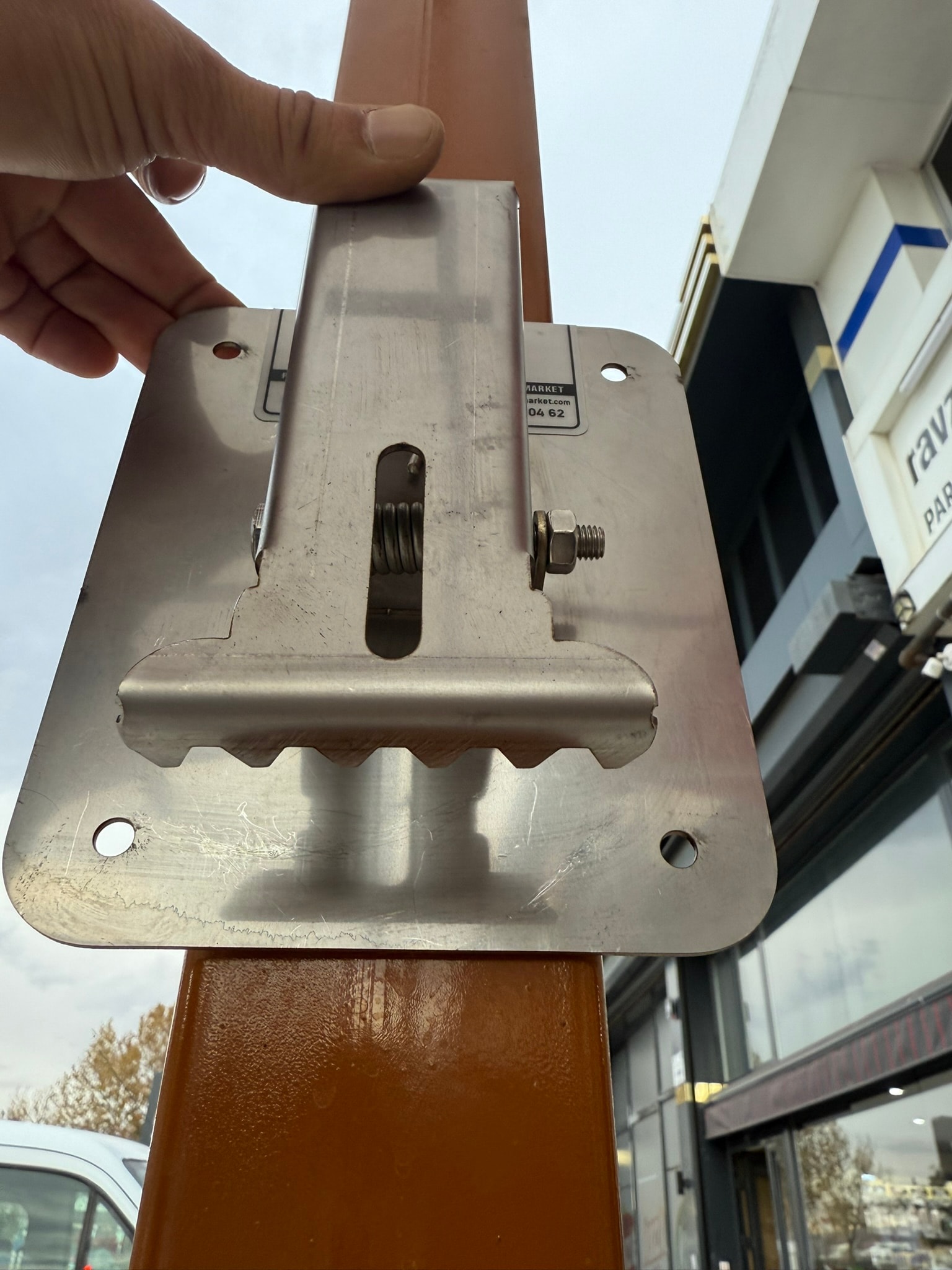 Rvz Krom Paslanmaz Oto Paspas Tutacağı - 1 Adet