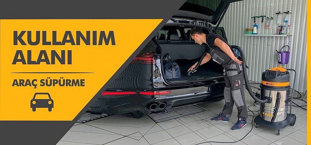 Safran Sanayi Tipi Üç Motorlu Süpürge Makinası DWC 723 - Oto Aparatlı