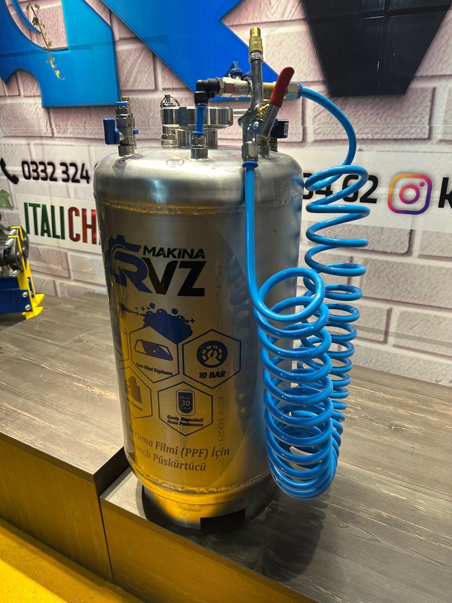 Rvz Krom Basınçlı Püskürtücü 30 LT.