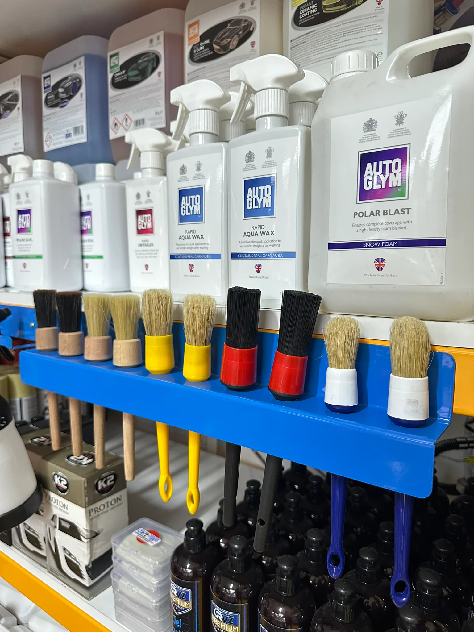 Rvz 3'lü Premium Askılık Set / Oto Detay Düzenleyici - Mavi Renk