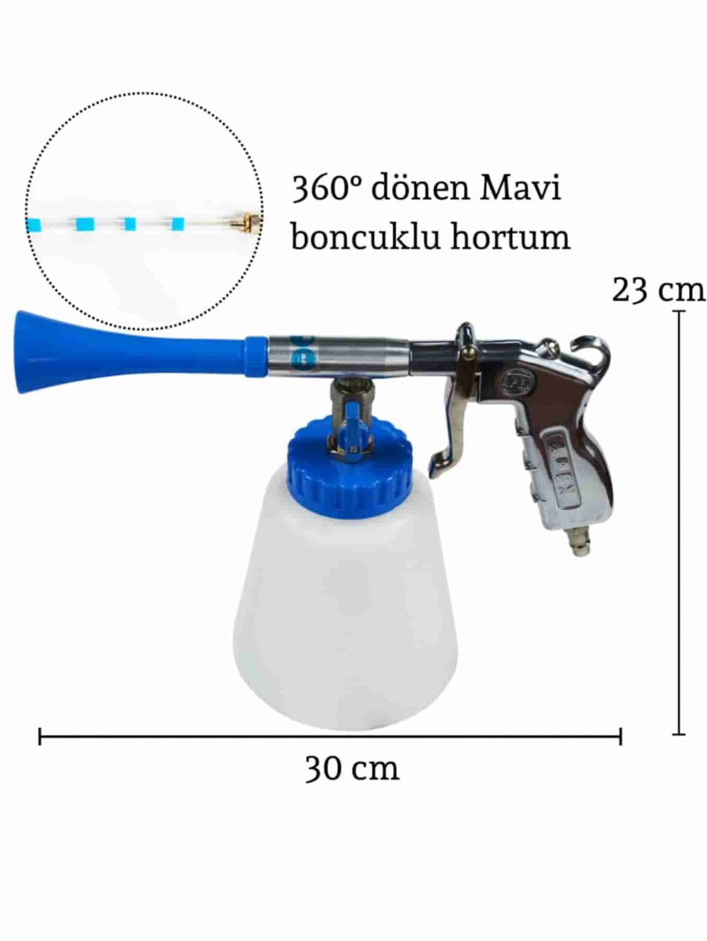 Apex Boncuklu Hazneli Detay Temizlik Tabancası