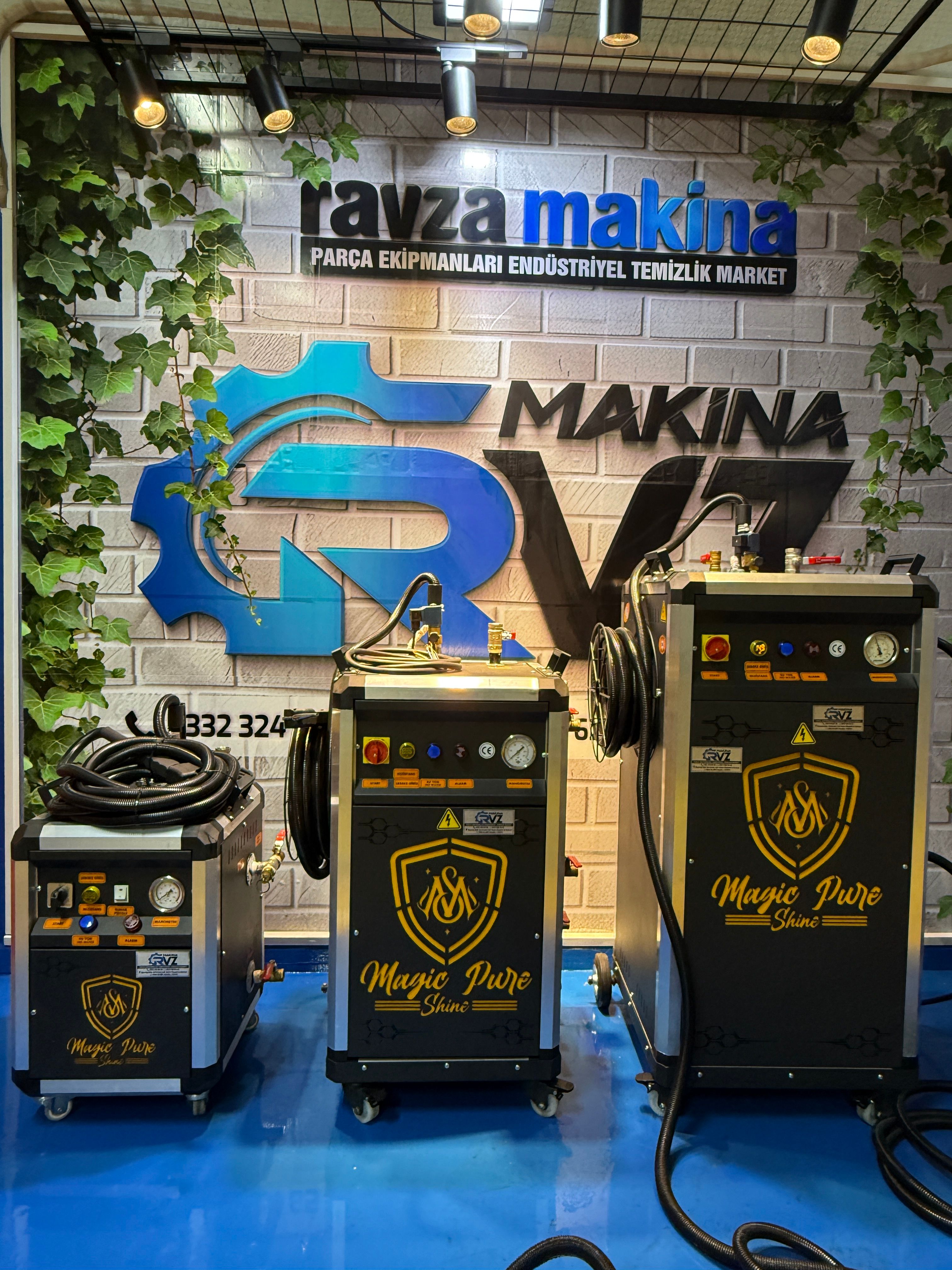 Rvz 40 Lt Kapasiteli Yeni Nesil Profesyonel Buhar Makinesi