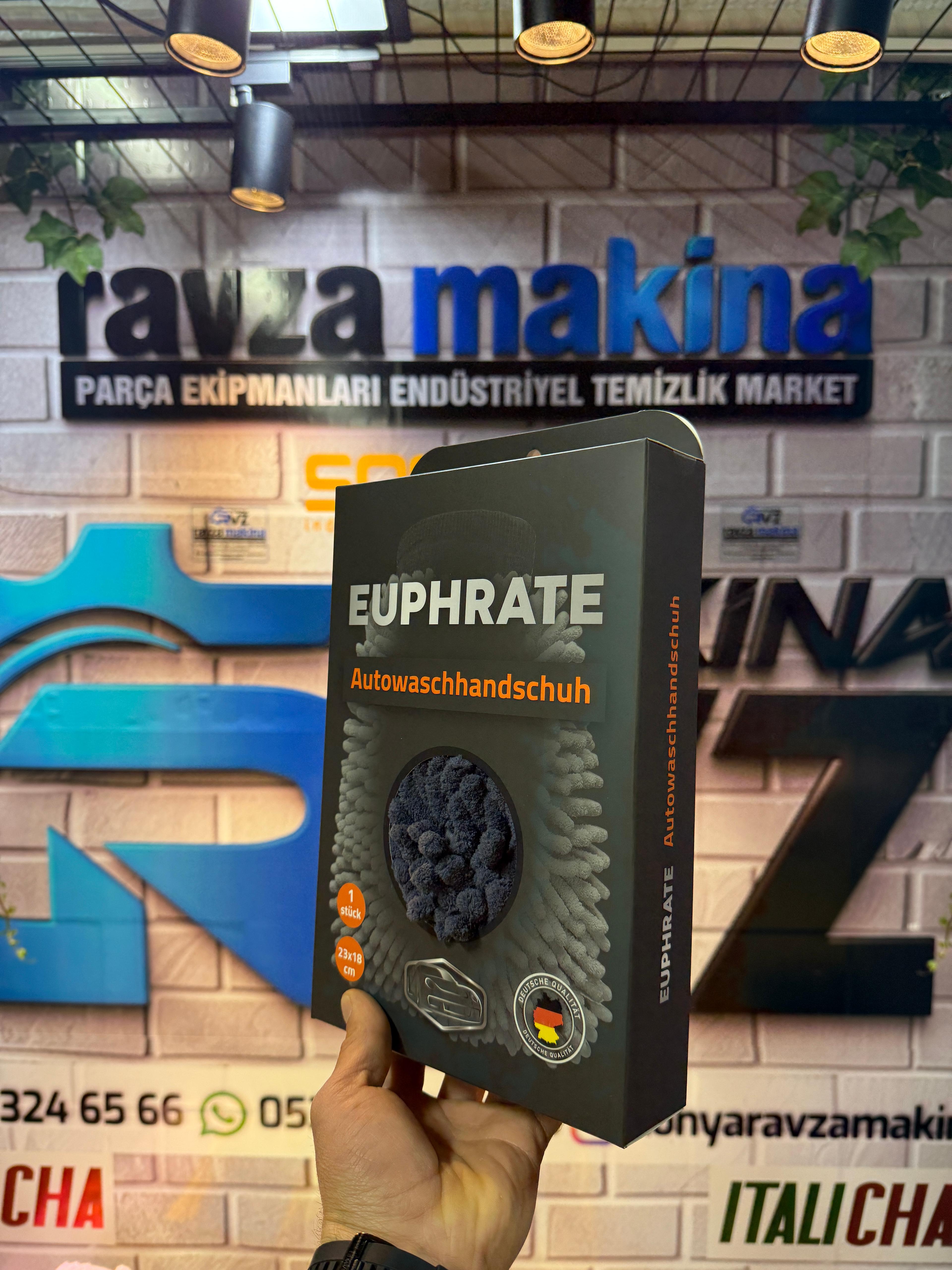 Euphrate Kfz Çift Taraflı Mikrofiber Makarna Yıkama Eldiveni 23x18 Cm. - Sarı