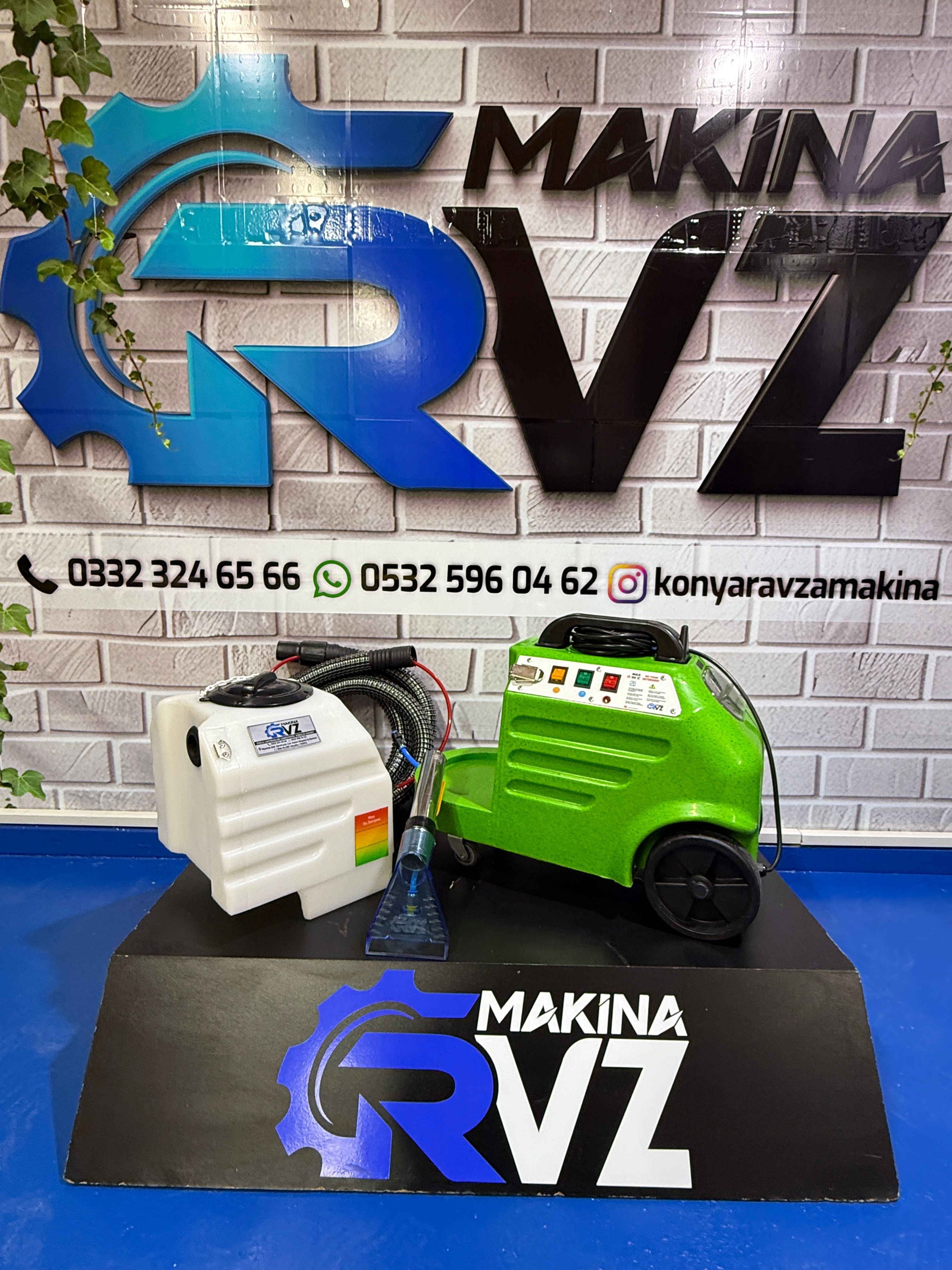 Rvz Tek Motorlu Koltuk ve Halı Yıkama Makinesi