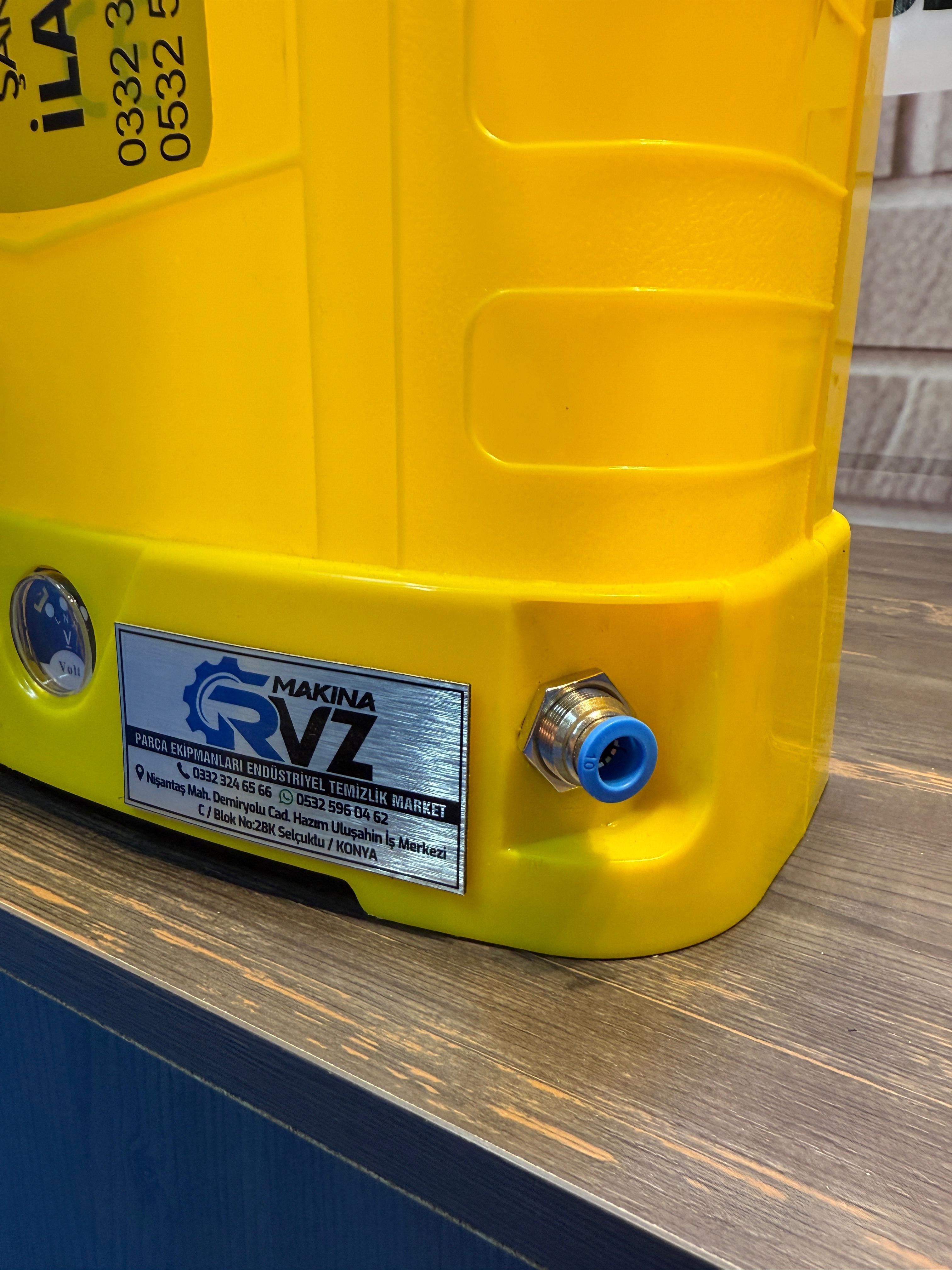 Rvz 16 Lt Elektrikli & Rezistanslı İlaçlama Pompası + Hortum & Tetik Set Halinde