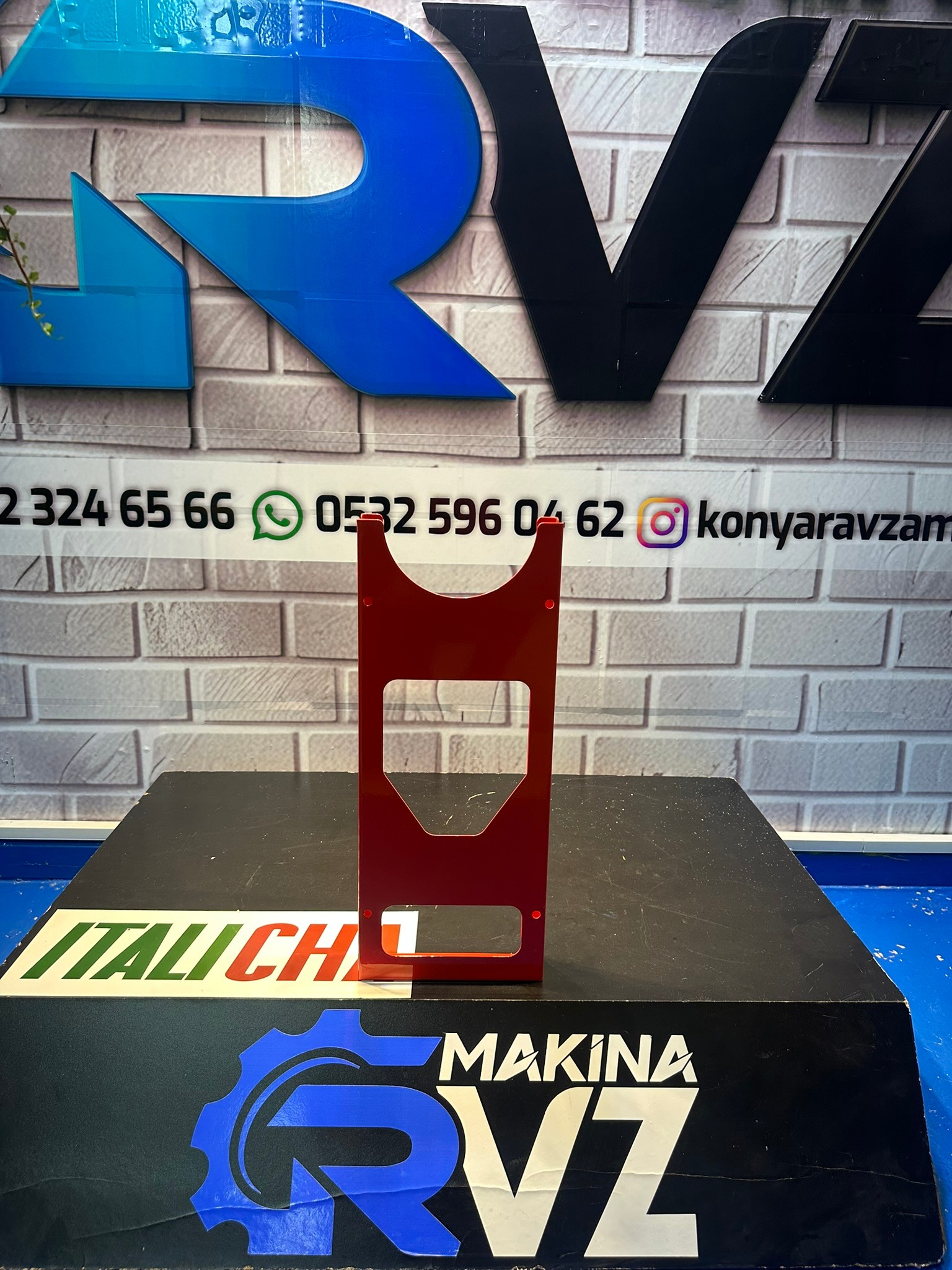 Rvz Polisaj Makinesi Standı / Oto Detay Metal Düzenleyici