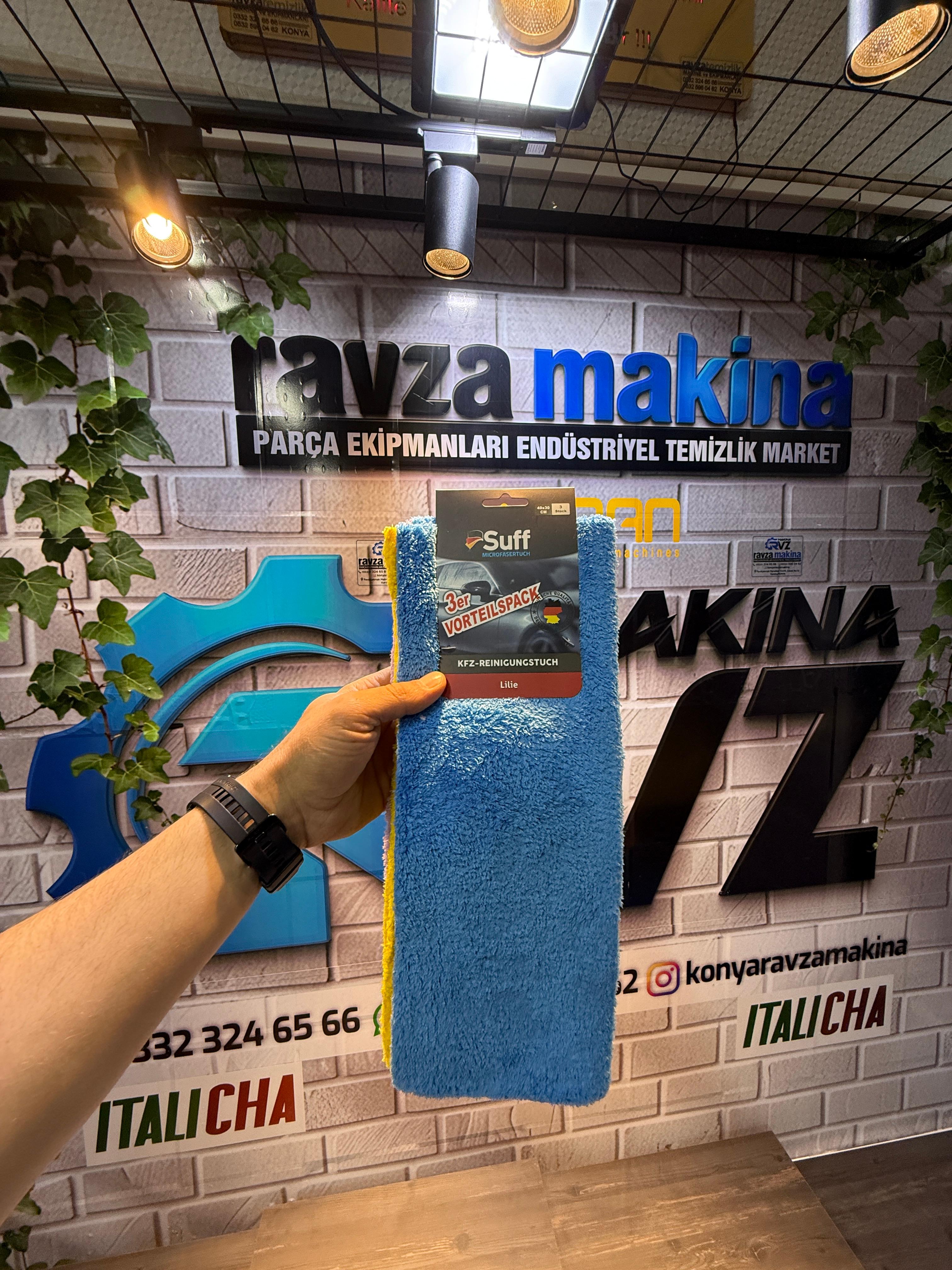 Suff Orkide Mikrofiber Yumuşak Cila ve Kurulama Bezi 3 lü 40x30cm