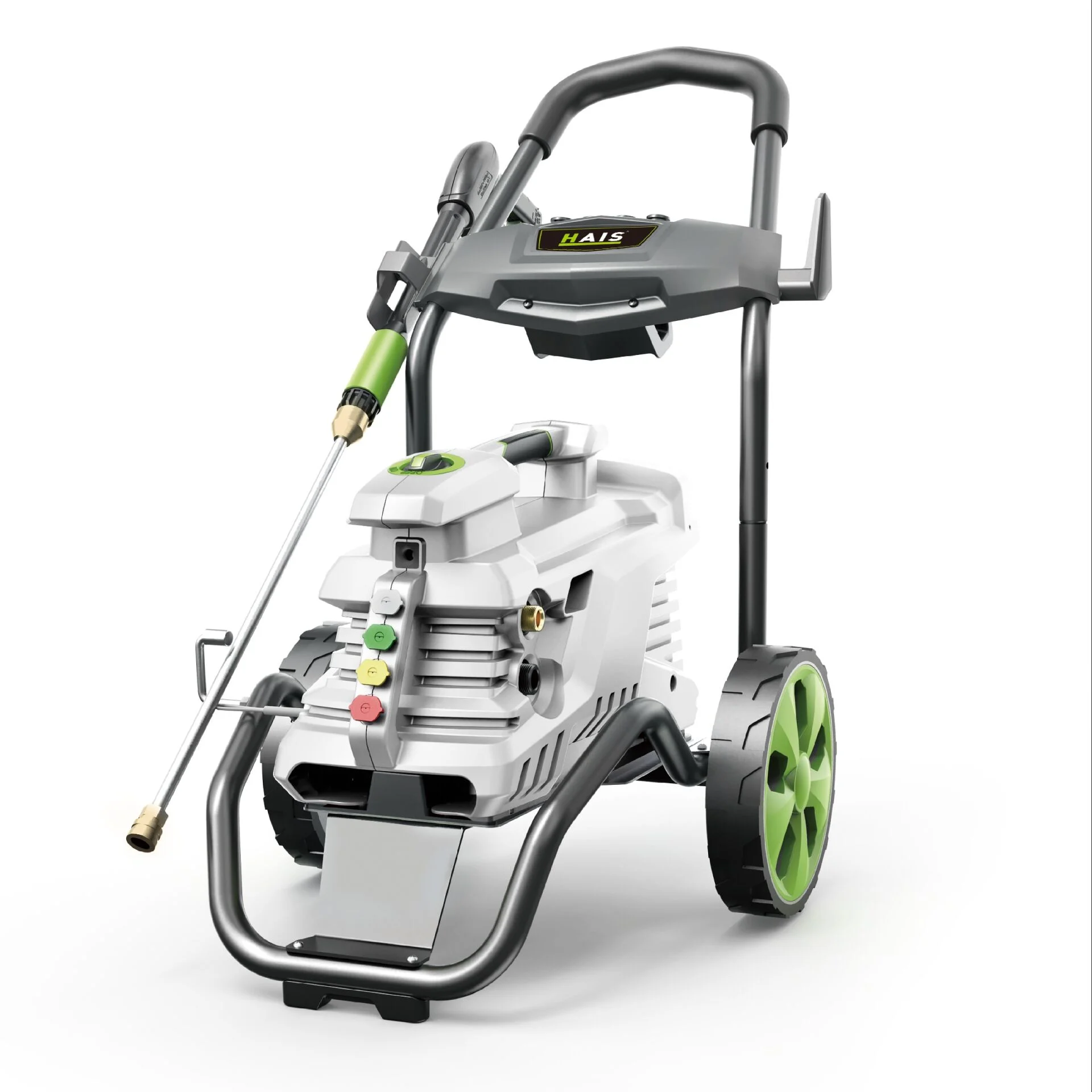 Hais 225 Bar Basınçlı Yıkama Makinesi 3100 W Arabalı