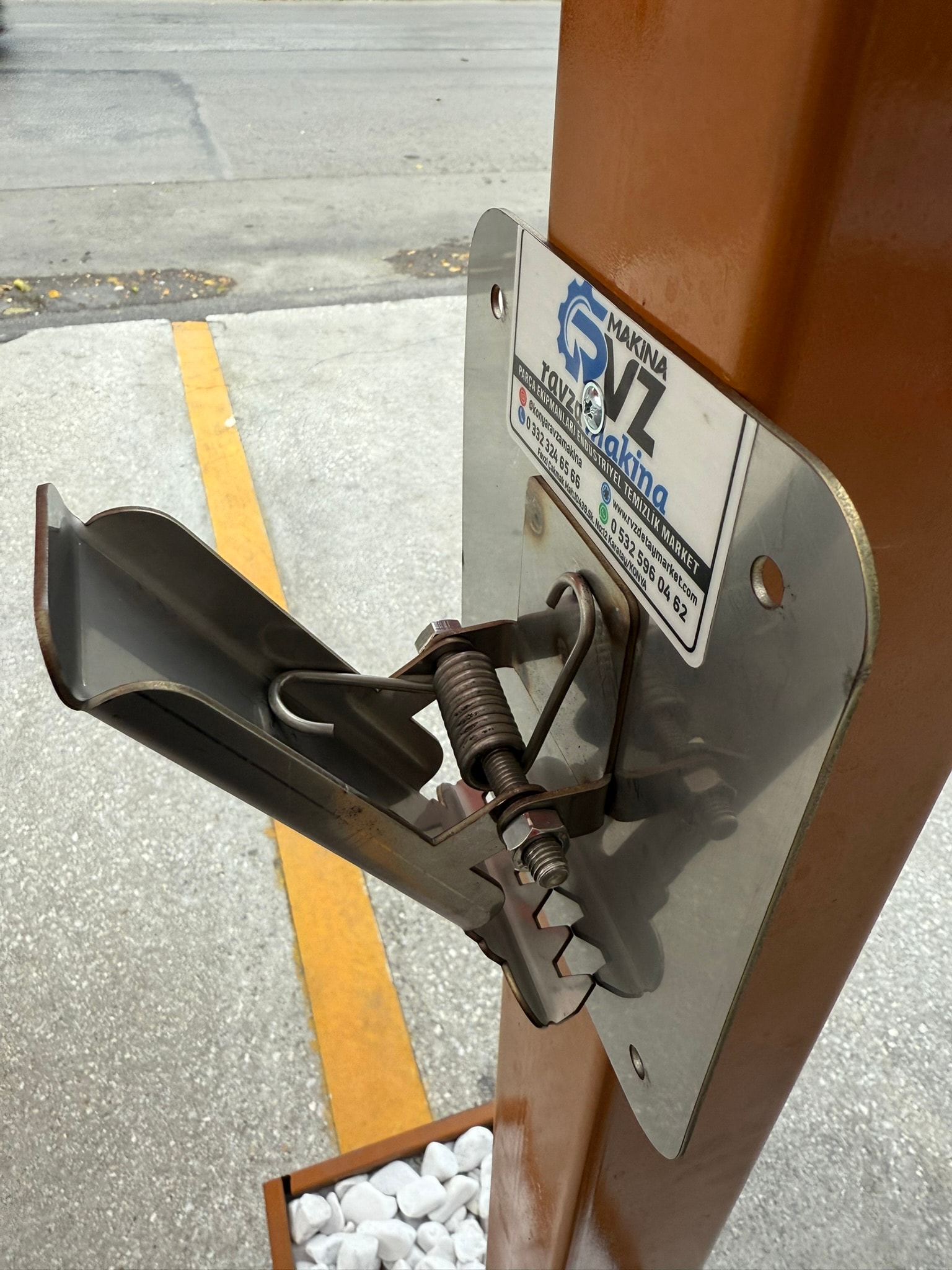 Rvz Krom Paslanmaz Oto Paspas Tutacağı - 1 Adet