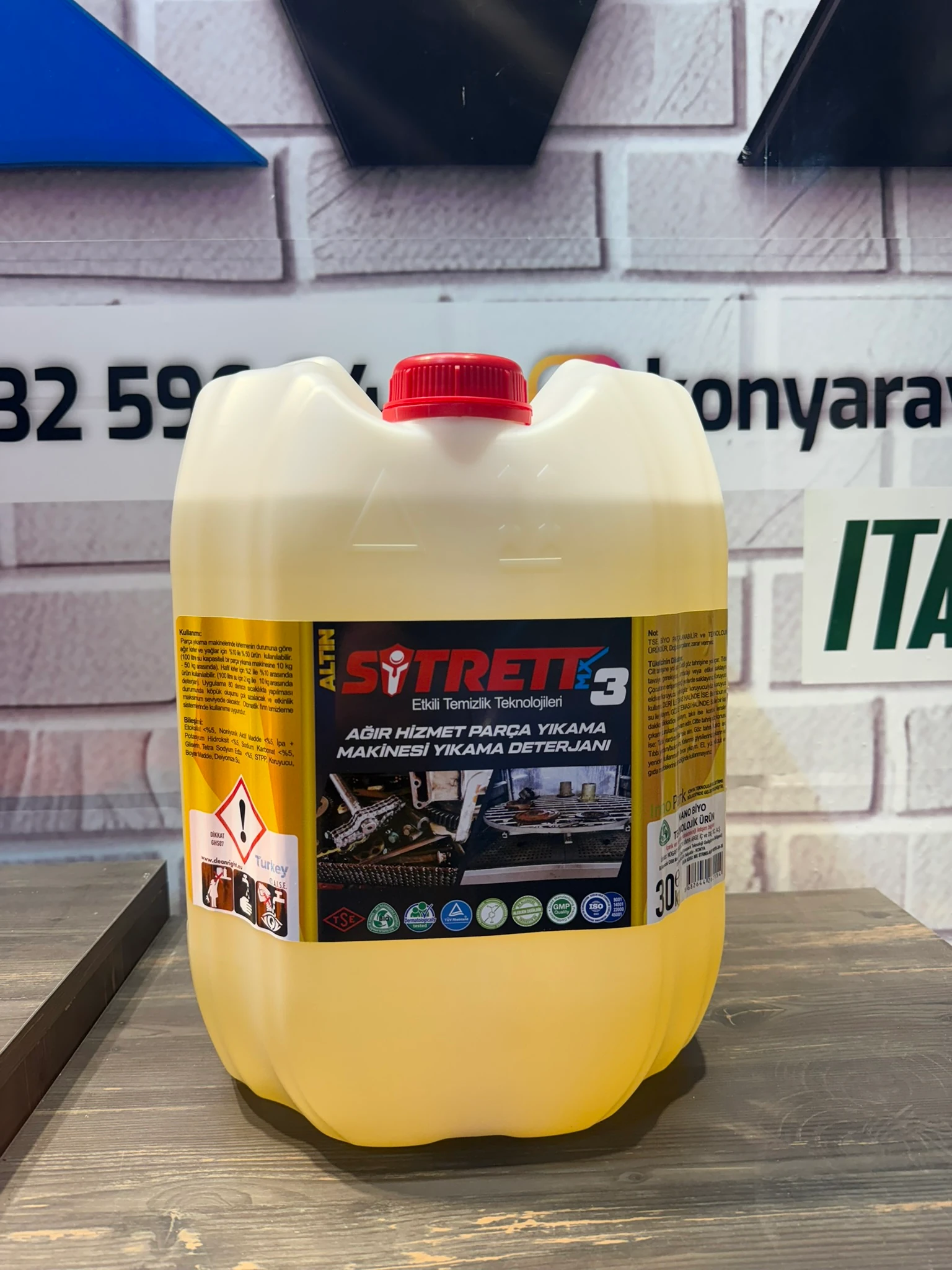 Sitrett Mx Profesyonel Parça Yıkama Makinesi Deterjanı 30 KG.