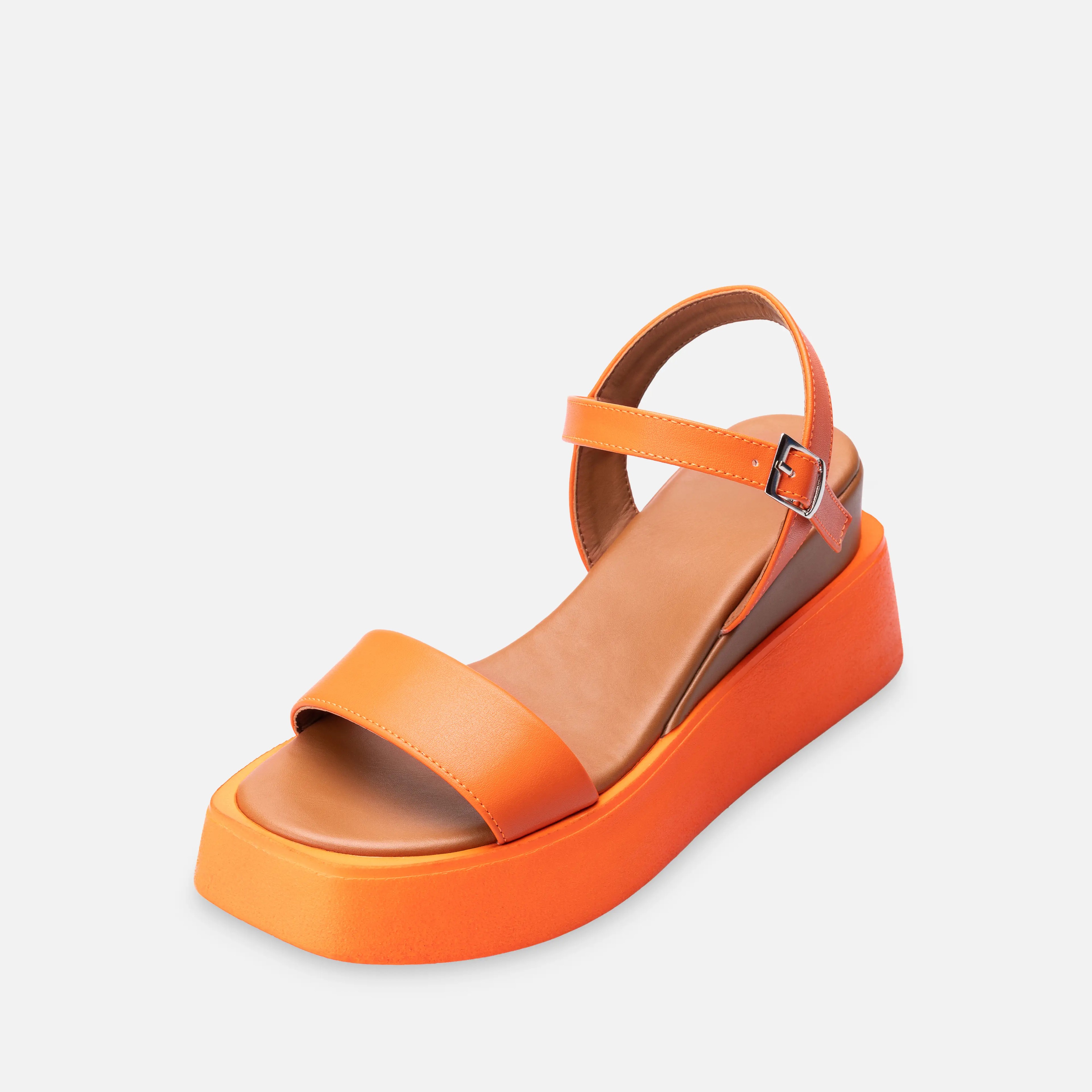 Platform Sandals - Orange