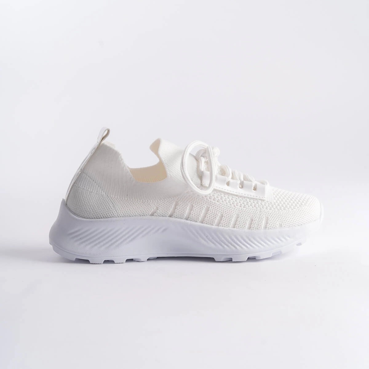 Tekstil Sneaker Spor Ayakkabı - Beyaz